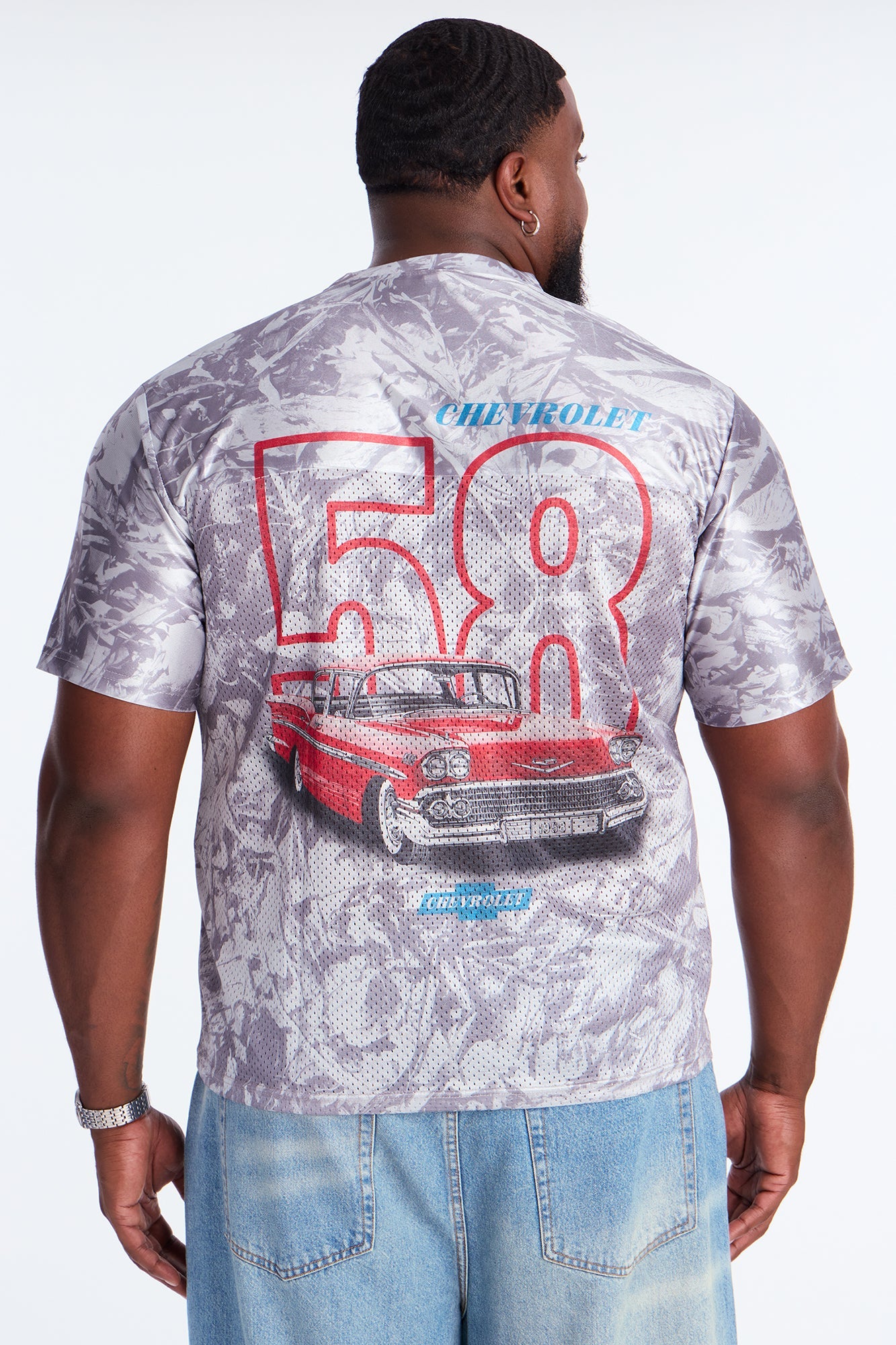 Chevy Woodland Print Mesh Jersey - Camouflage