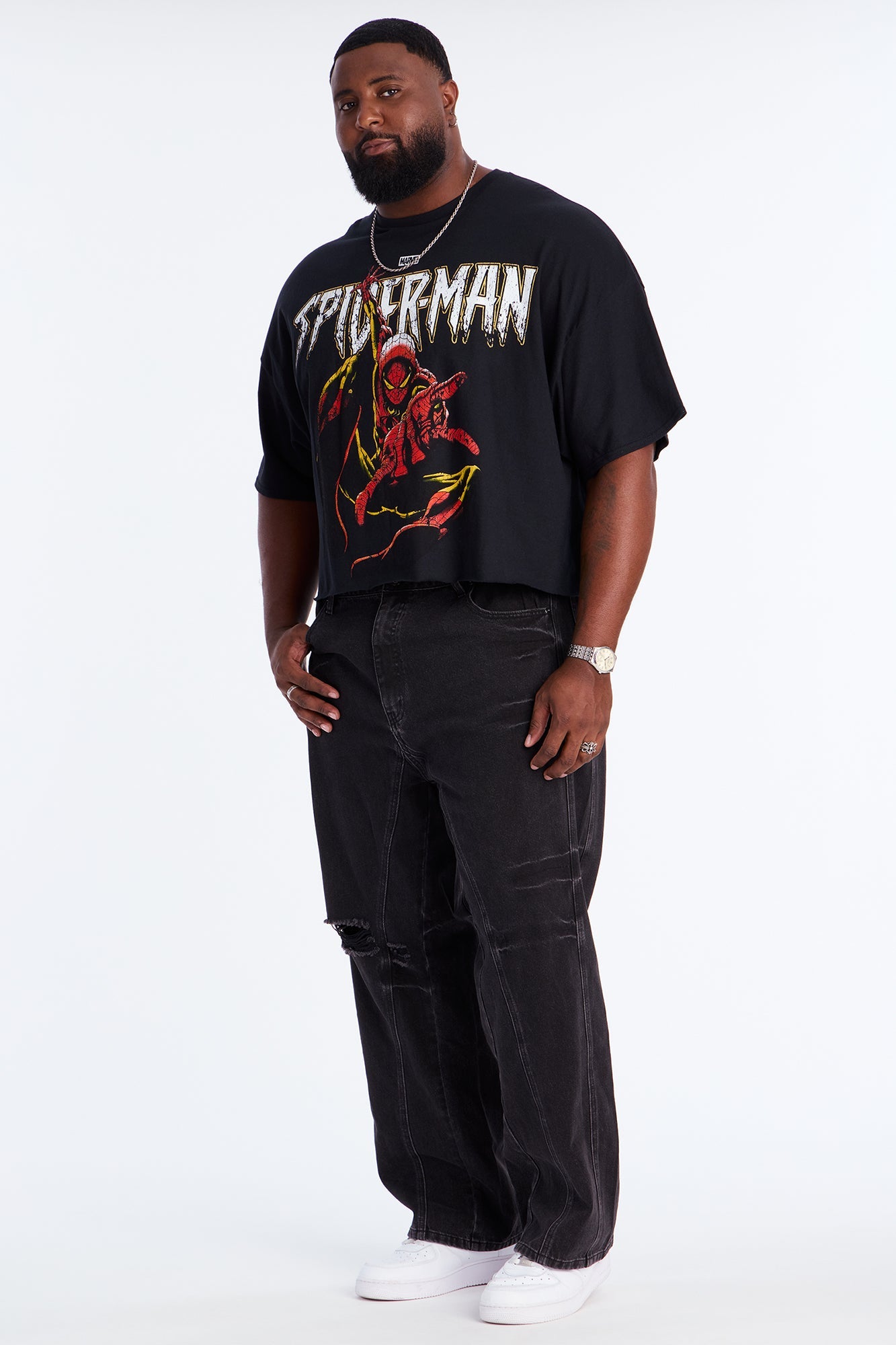 Spiderman Webshooter Short Sleeve Tee - Black