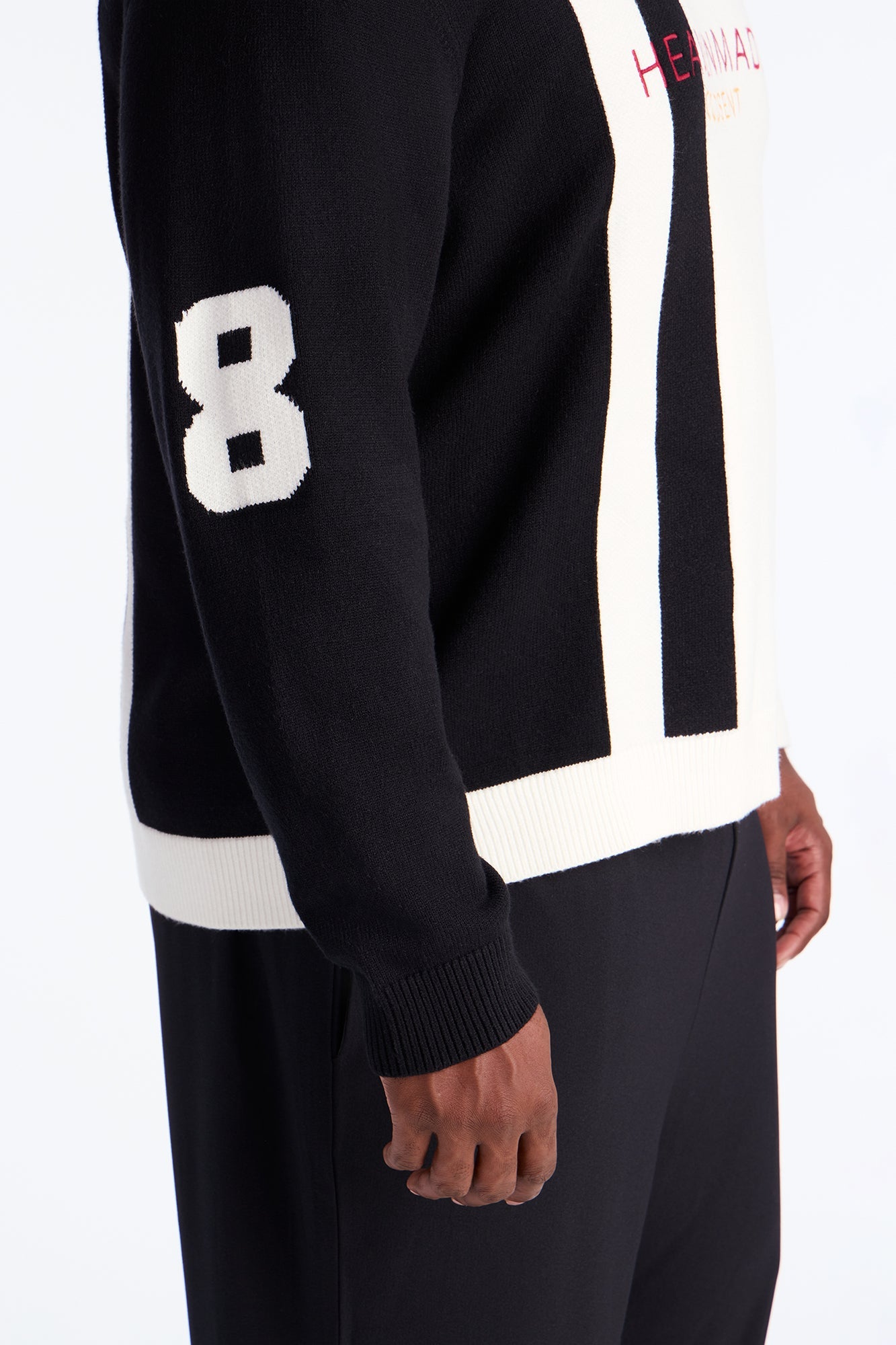 Distant Daydream Vneck Sweater - Off White/combo