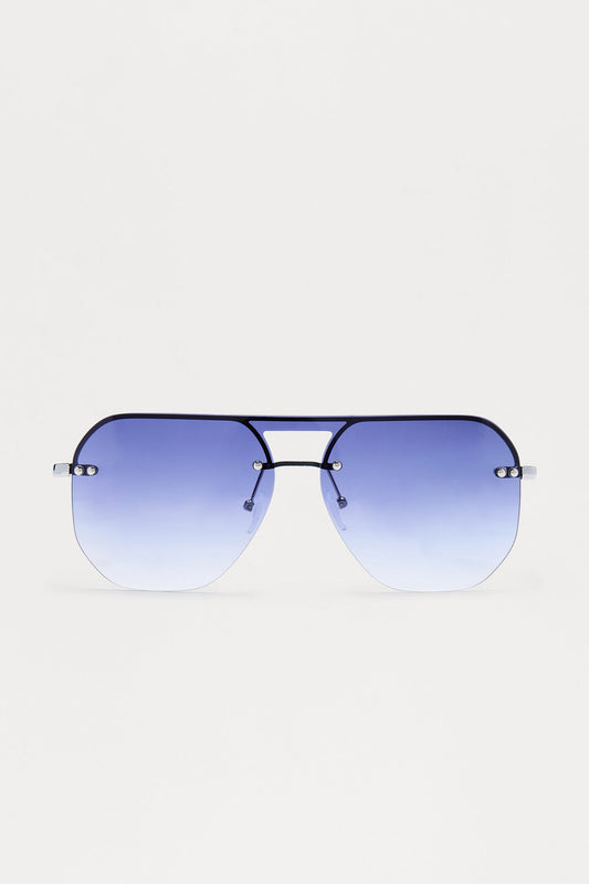 Miriam Aviator Sunglasses - Blue