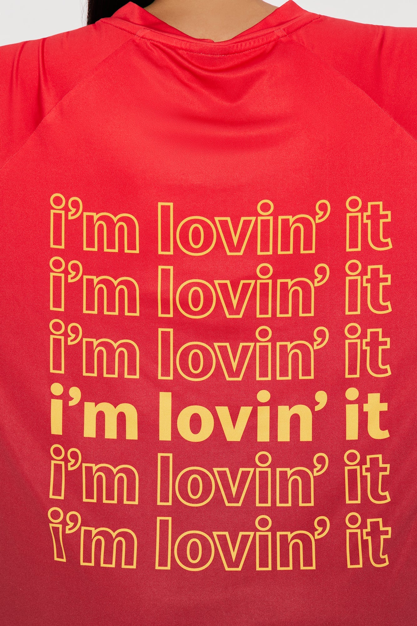 McDonald's I'm Lovin' It Ombre Jersey - Red