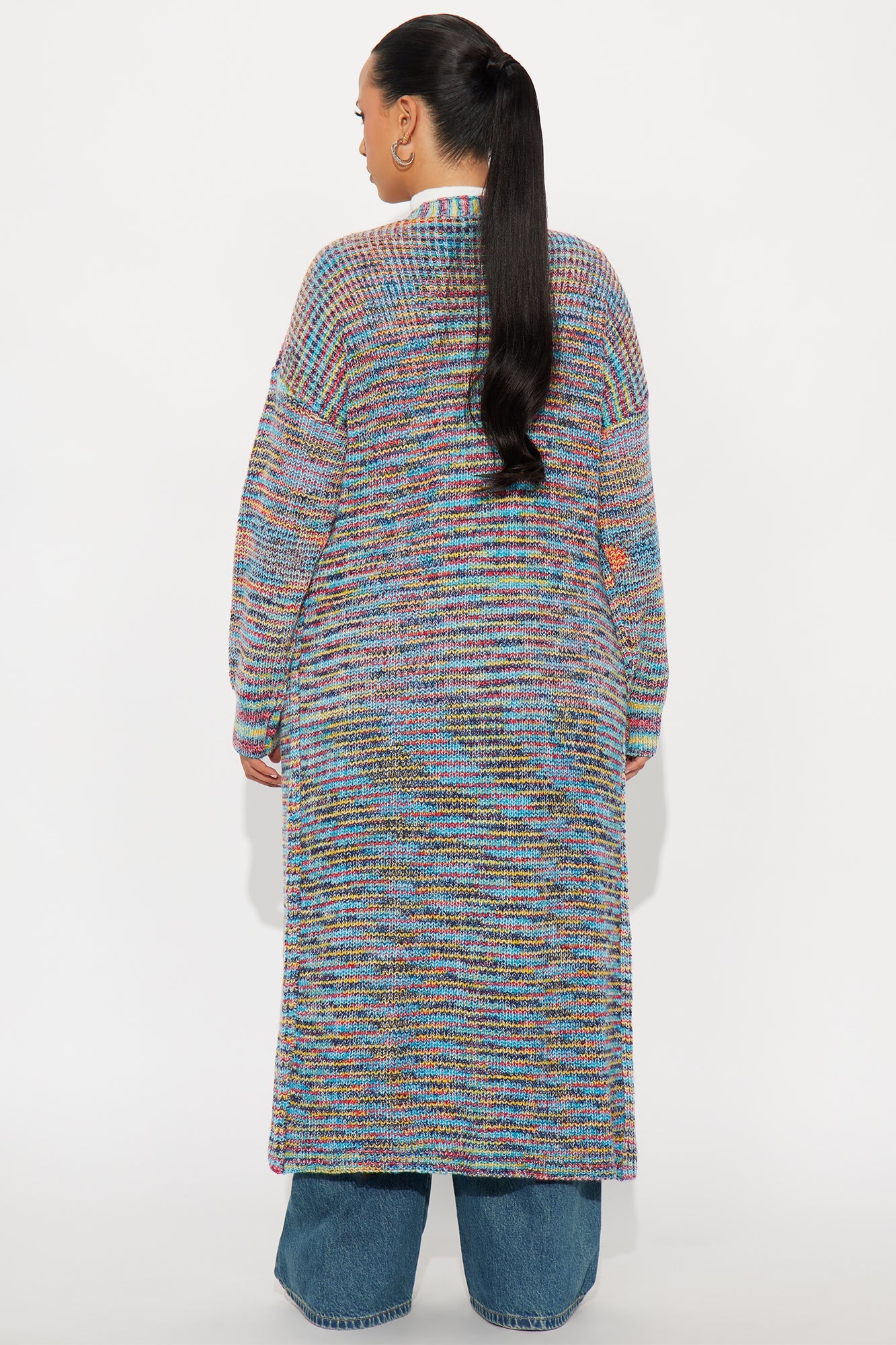 Love You Most Space Dye Cardigan - Multi Color