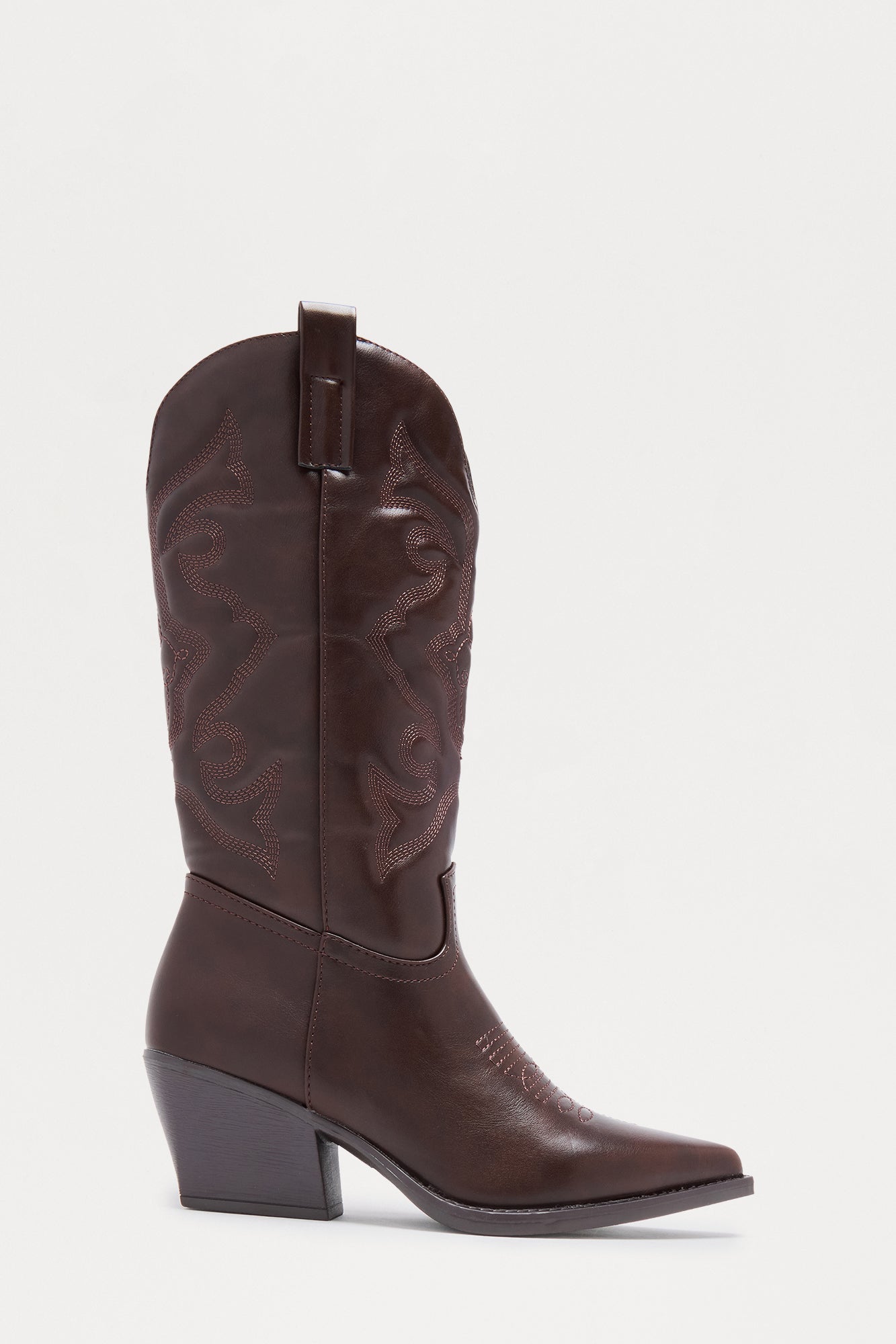 Take A Break Cowboy Boots - Chocolate