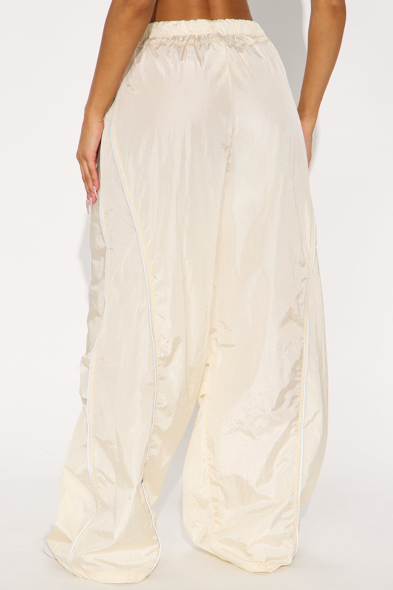 Just My Vibe Jogger Track Pant 32″ - Cream