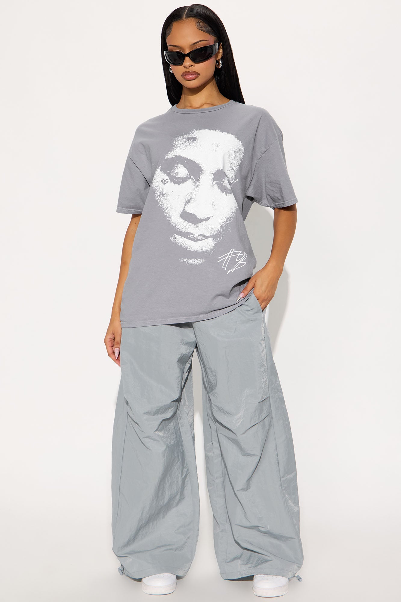 YoungBoy Energy Oversized Tee - Grey