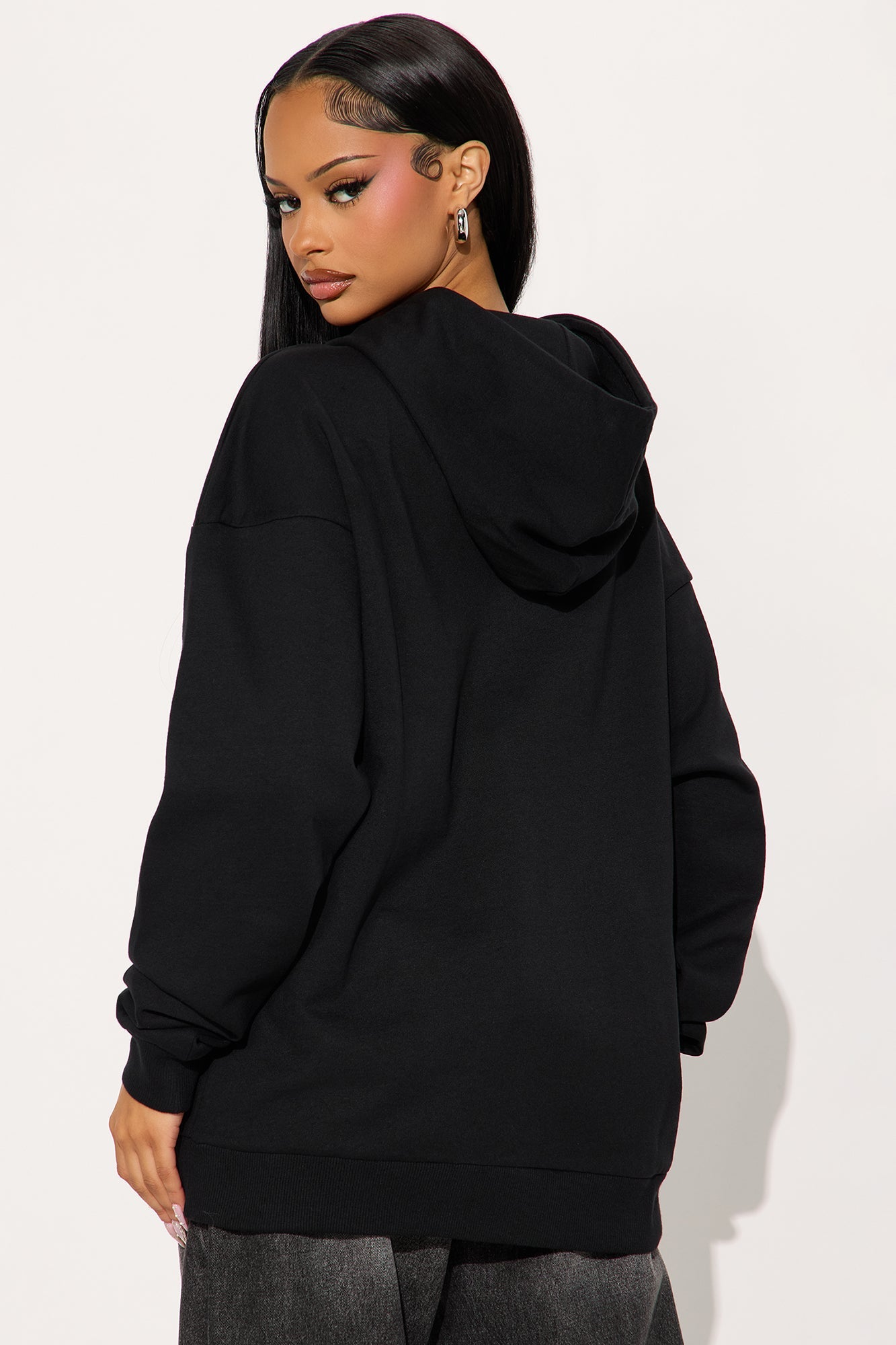 Bone Thugs N Harmony Oversized Fleece Hoodie - Black