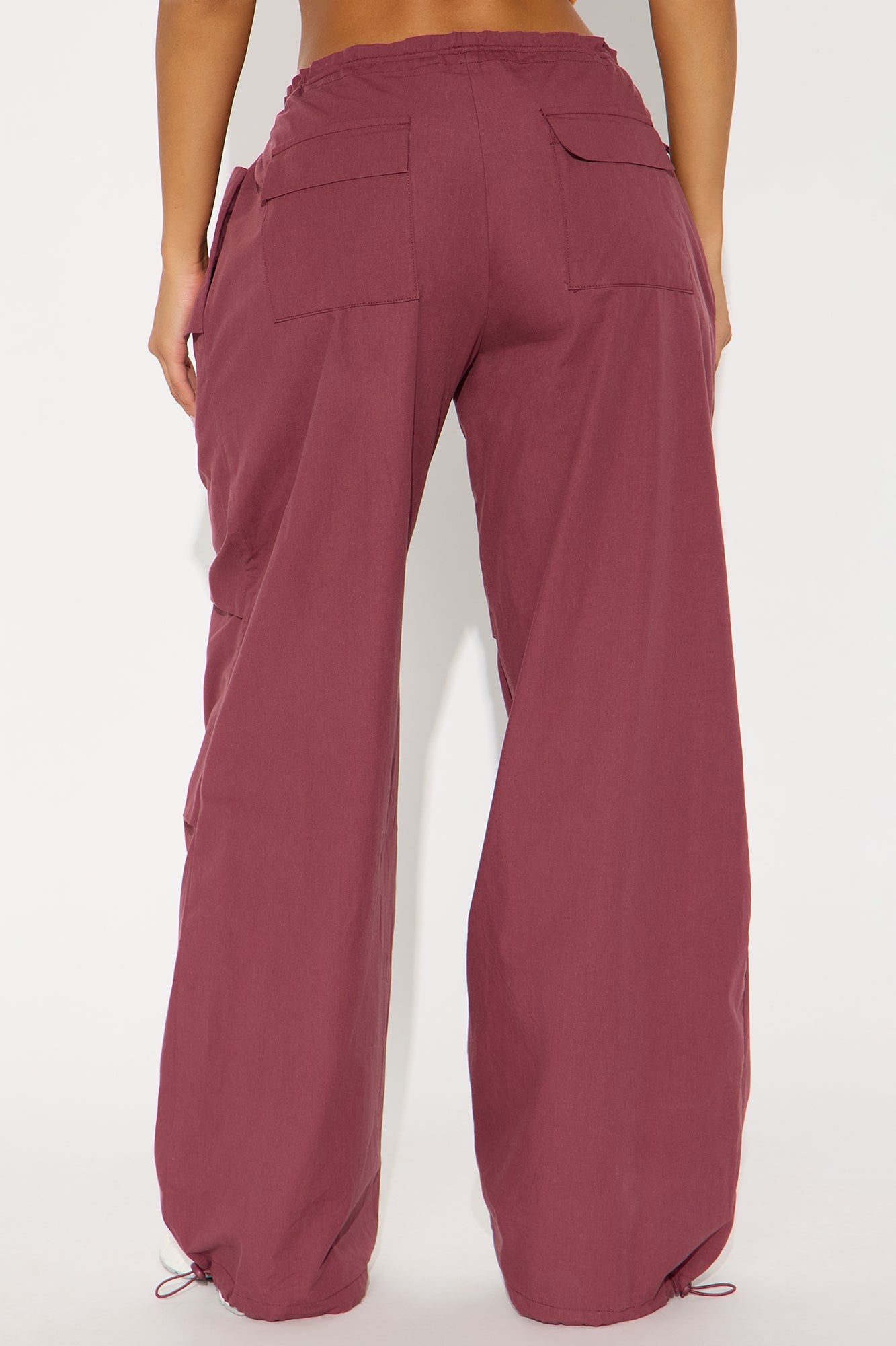 Street Smart Parachute Jogger - Wine