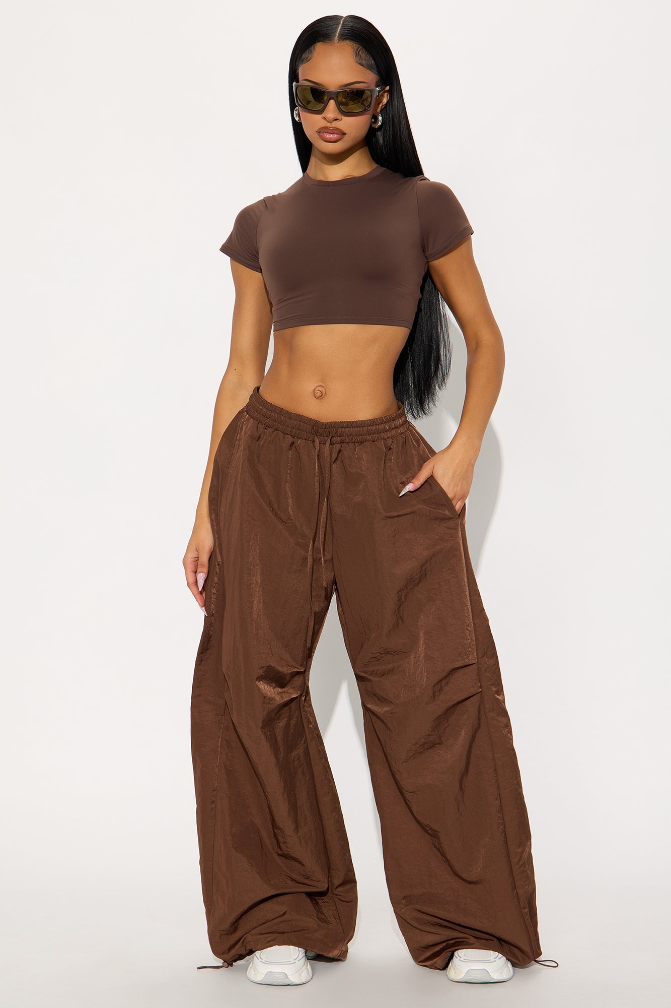Urban Cool Wide Jogger Pant 31″ - Brown