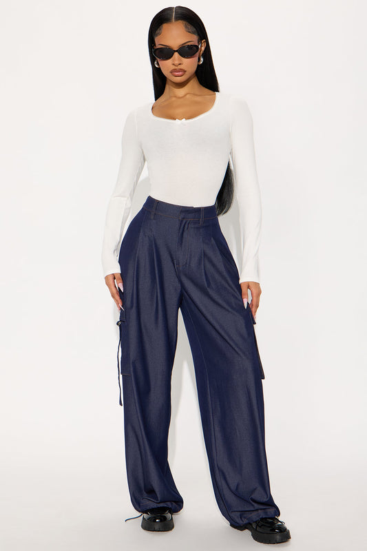 Get A Grip Chambray Pant 32″ - Rinse Blue Wash