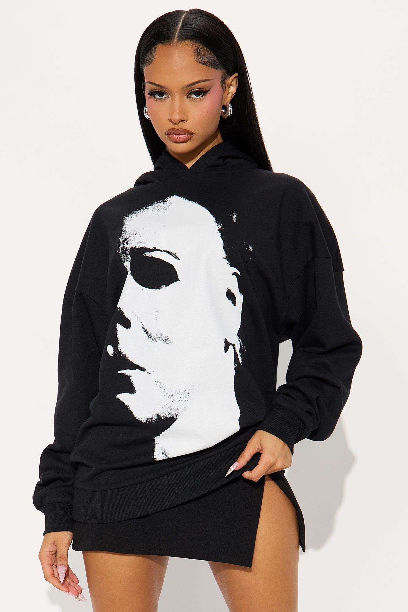 Michael Myers Halloween Fleece Hoodie - Black