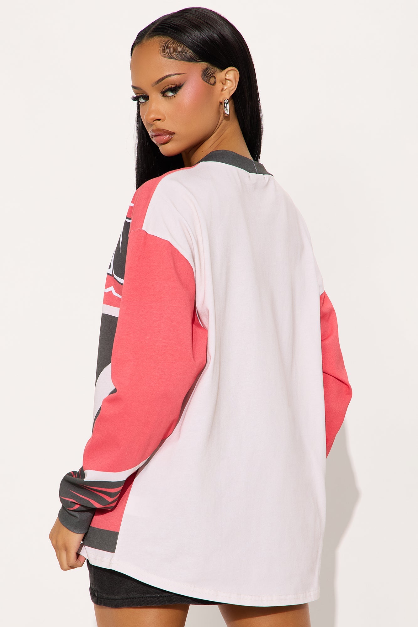 Auto Club Long Sleeve Tee - Red/combo