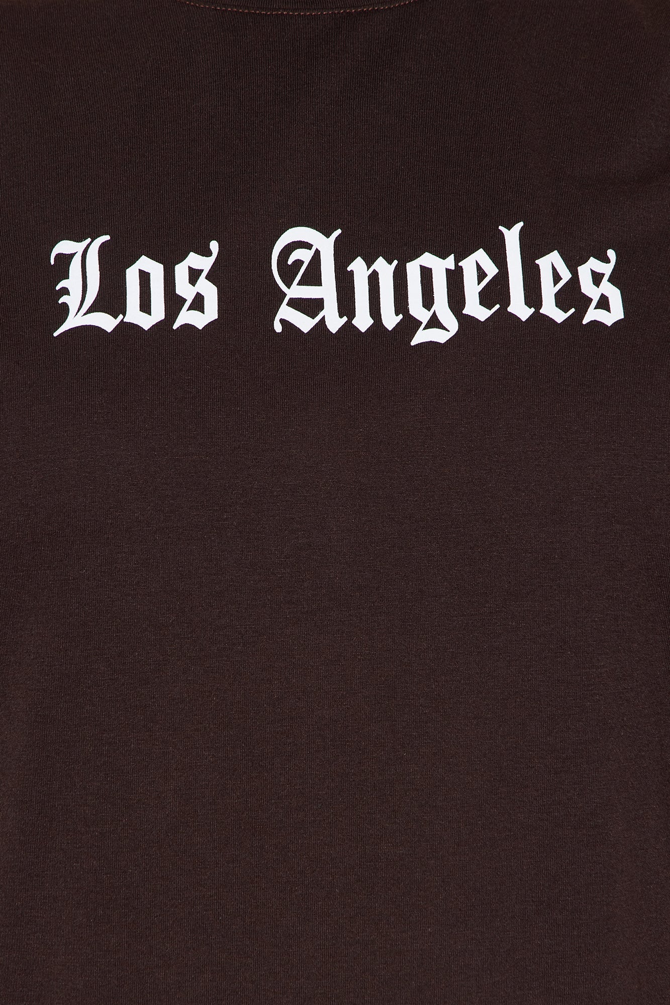 City of Angels Bandana Oversize Long Sleeve Crew Neck - Chocolate