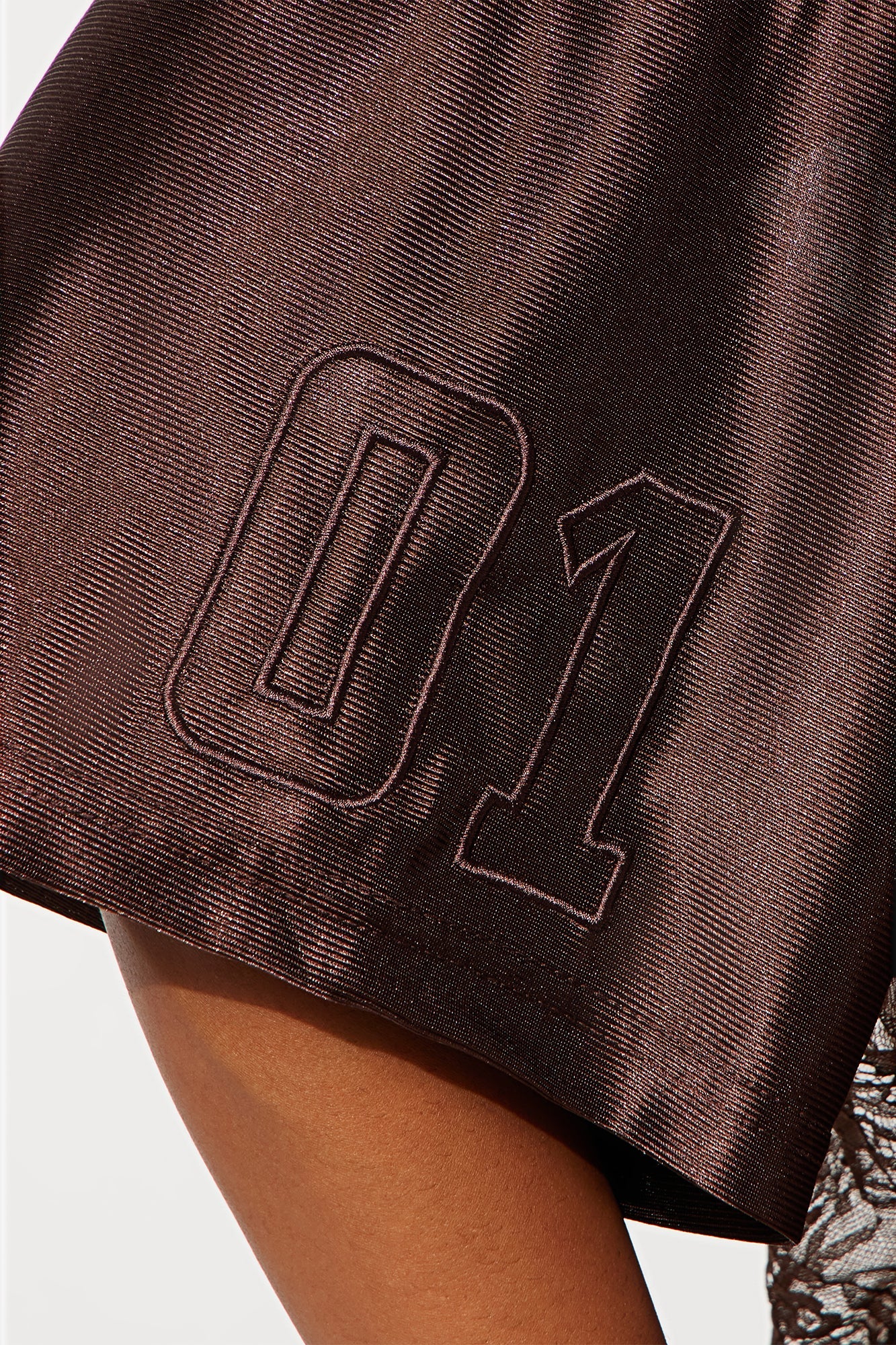 Twenty Four Lace Jersey - Brown