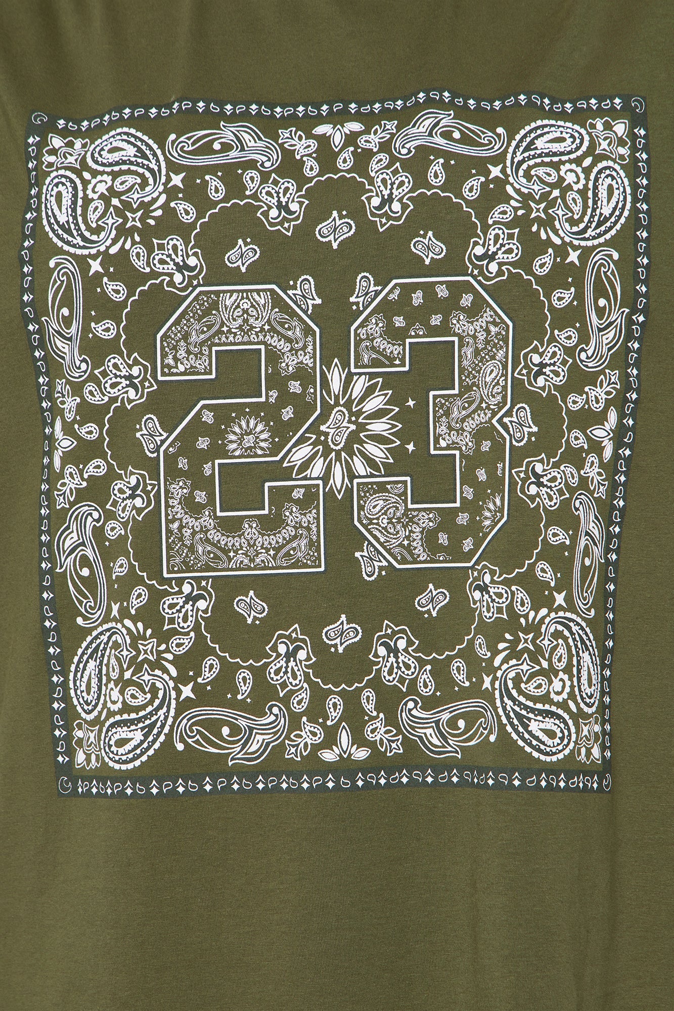 Bandana Babe Long Sleeve Crew Neck Tshirt - Dark Olive