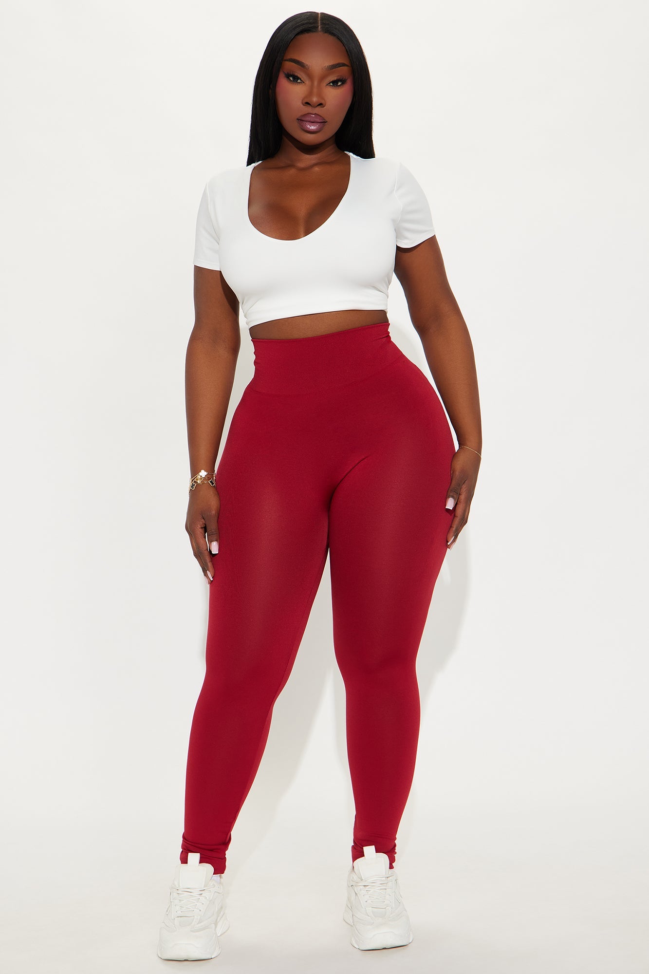 Smooth Operator High Rise Legging - DarkRed