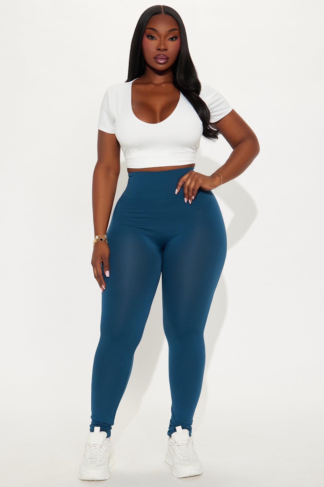 Smooth Operator High Rise Legging - Teal
