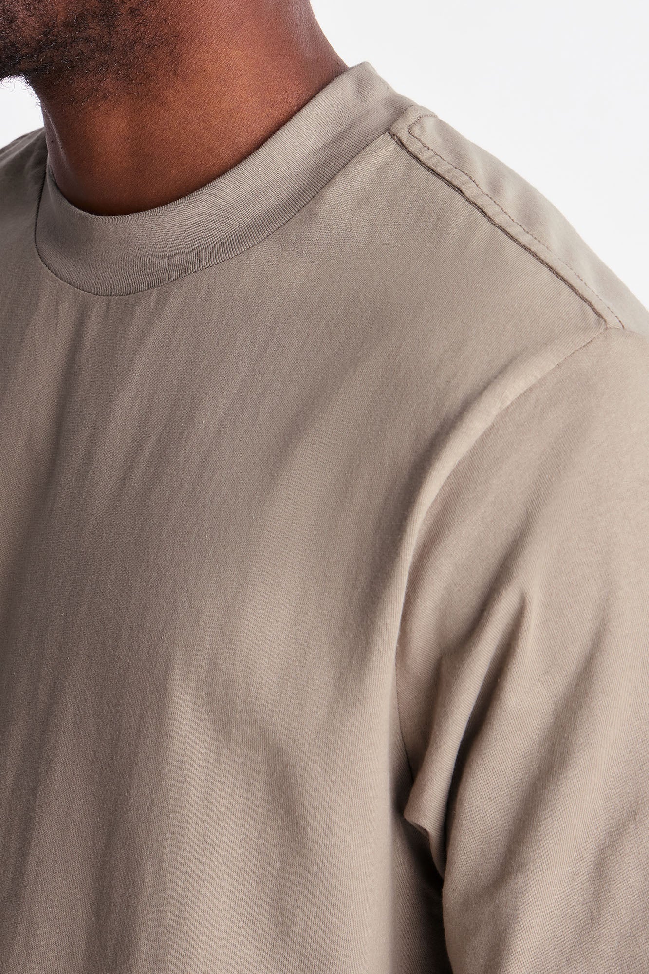 Oversized Heavyweight Tee 240GSM - Taupe