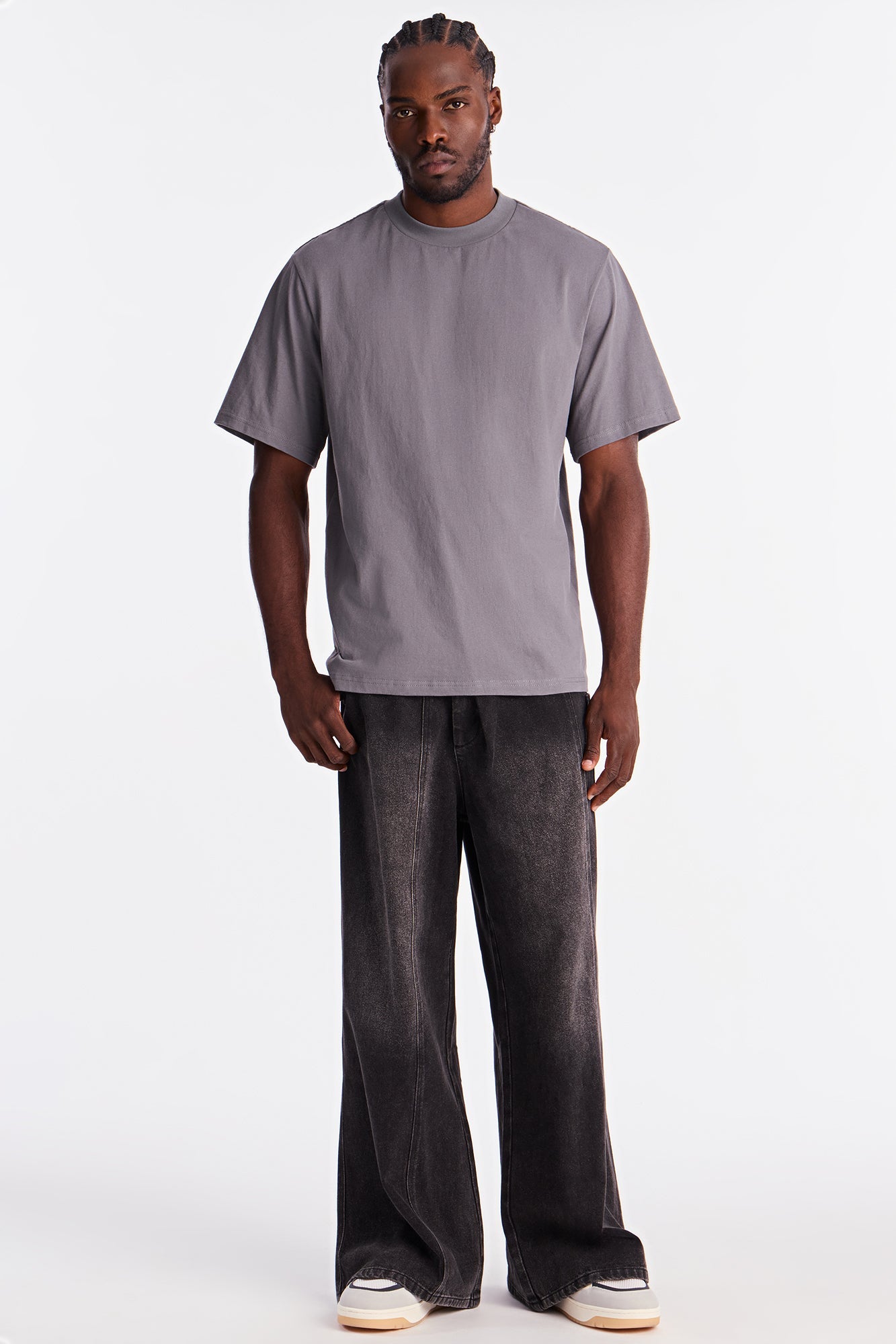 Oversized Heavyweight Tee 240GSM - Charcoal