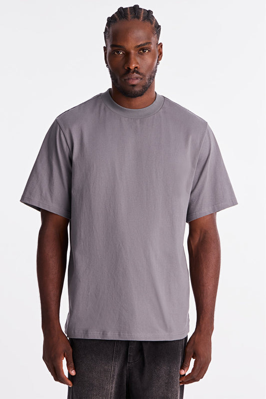 Oversized Heavyweight Tee 240GSM - Charcoal