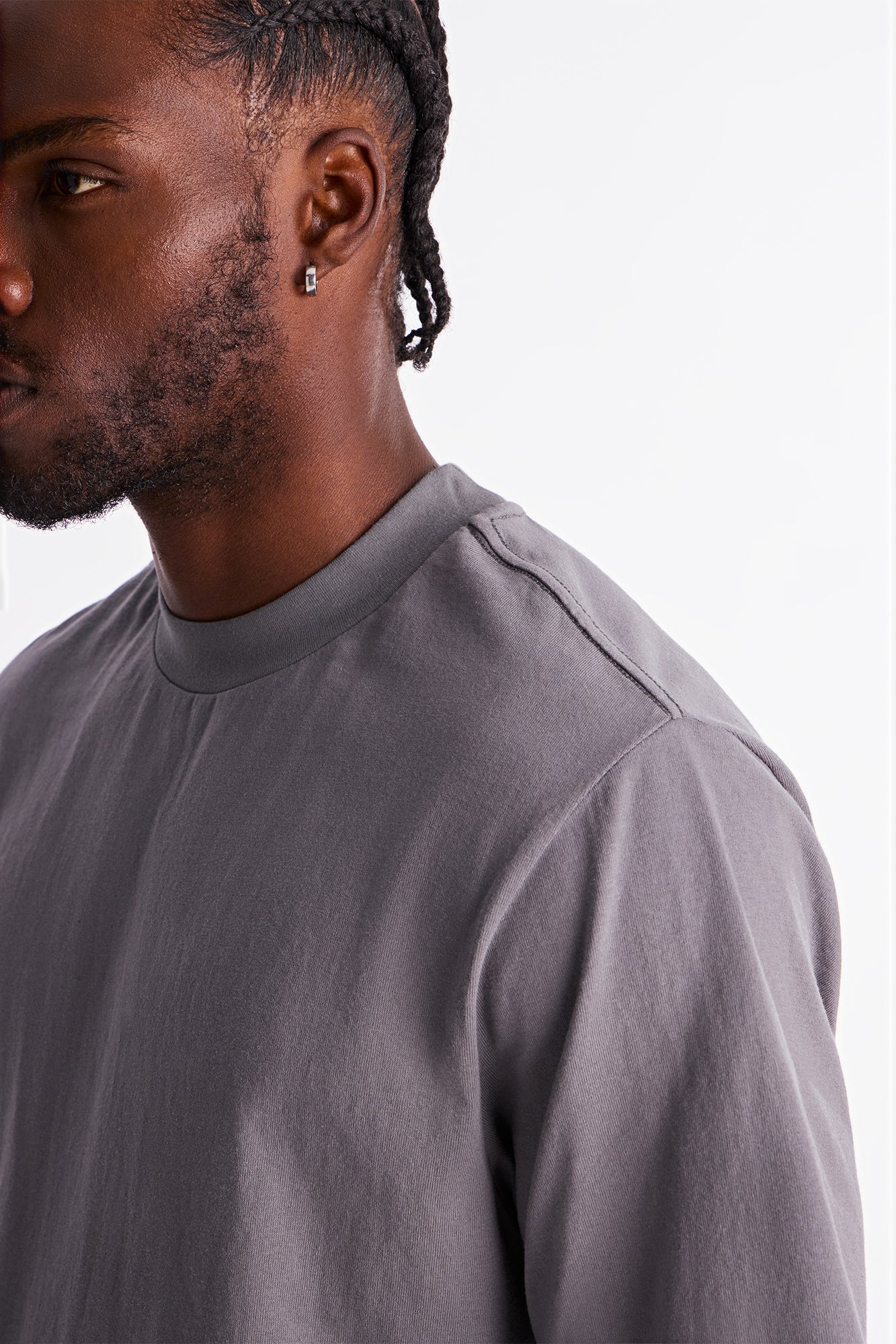 Oversized Heavyweight Tee 240GSM - Charcoal