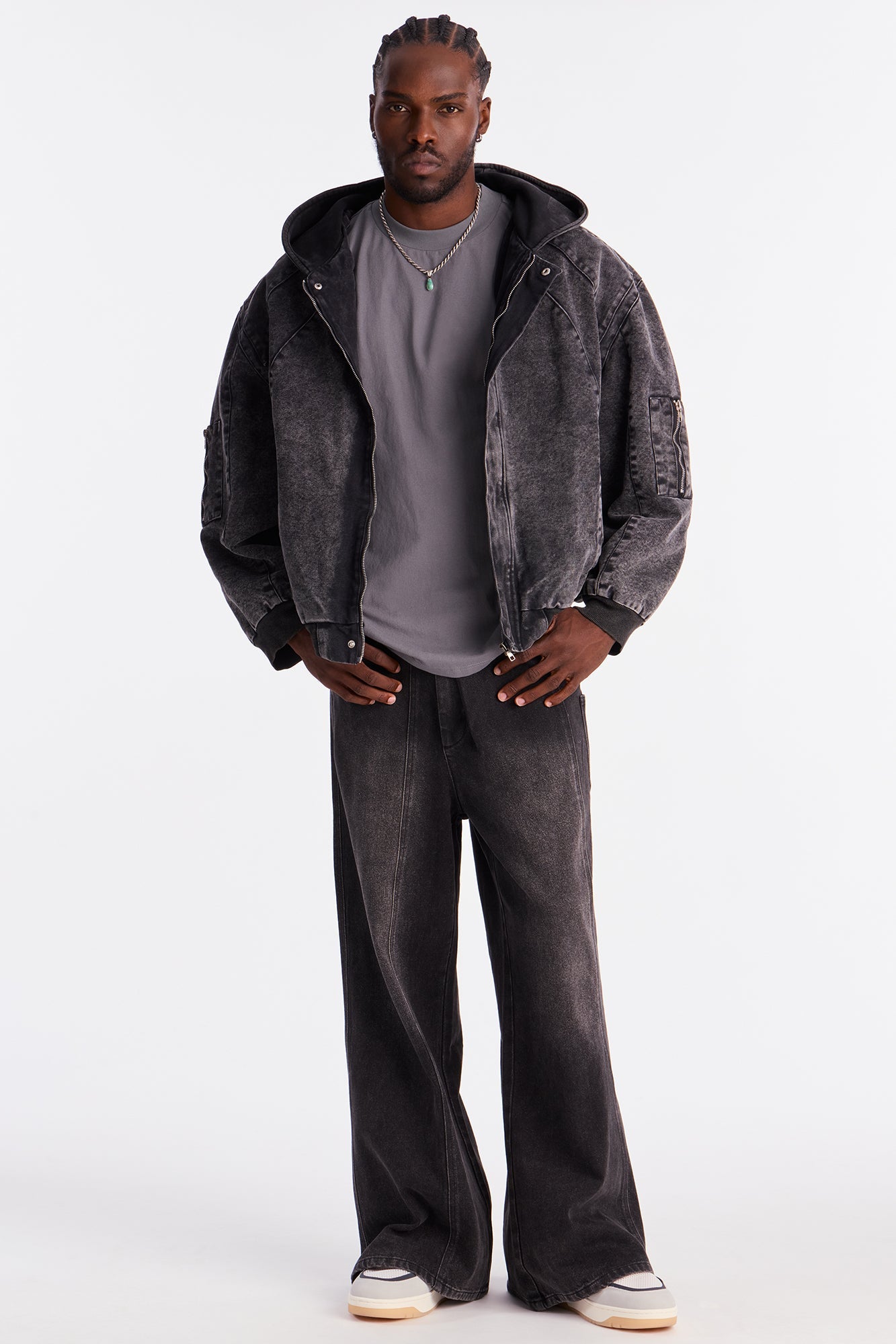 Oversized Heavyweight Tee 240GSM - Charcoal