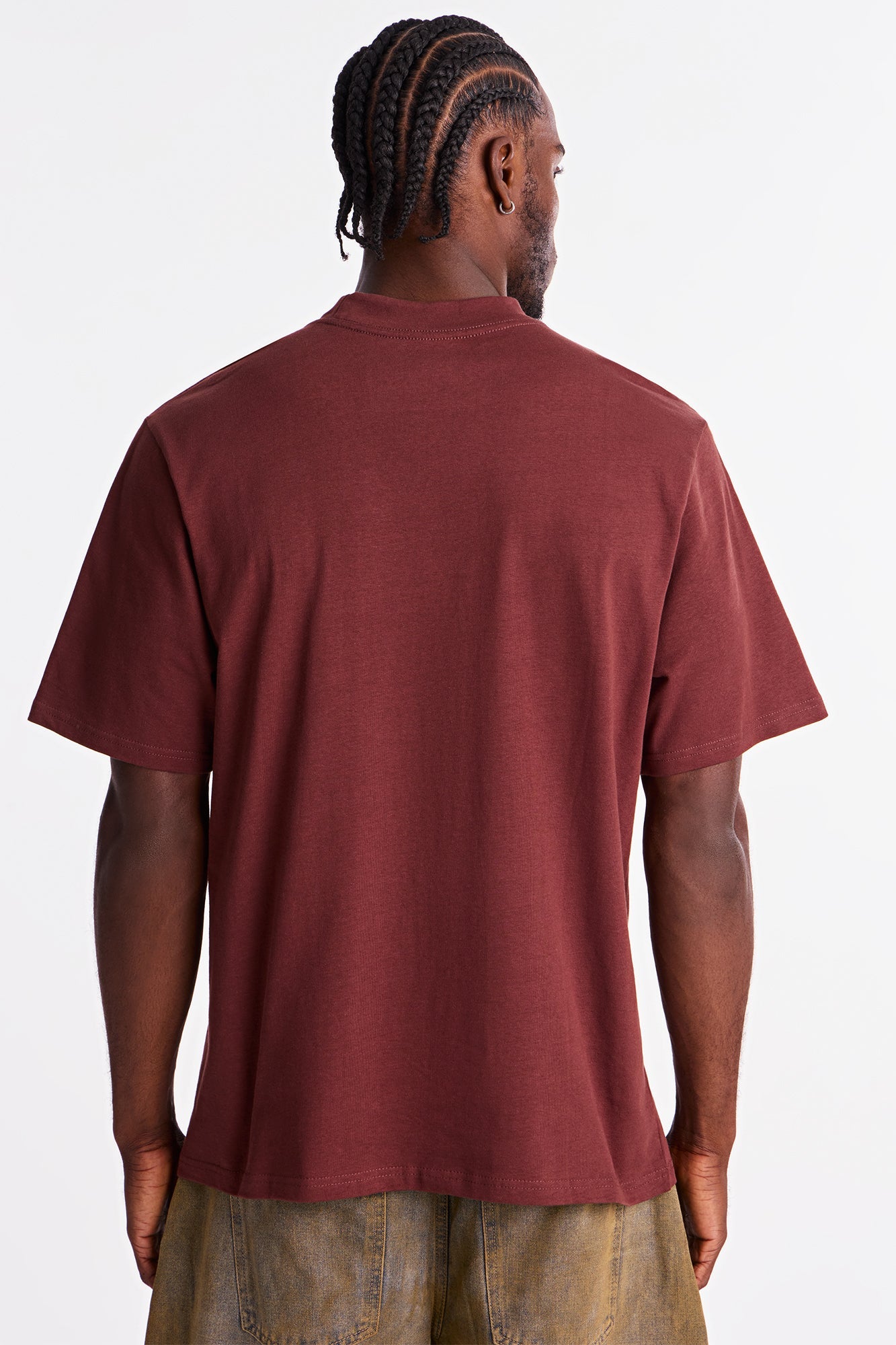 Oversized Heavyweight Tee 240GSM - Burgundy