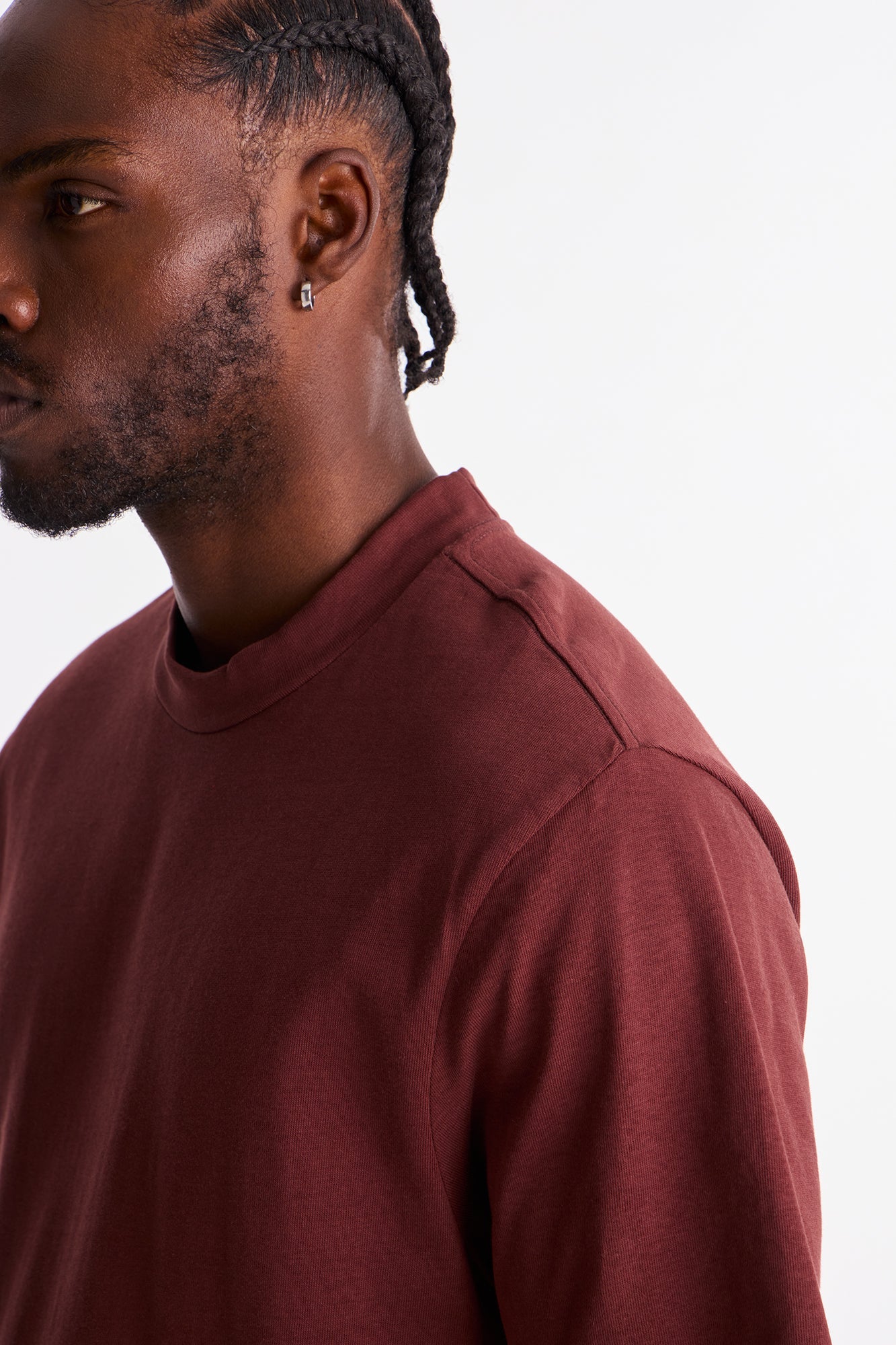 Oversized Heavyweight Tee 240GSM - Burgundy