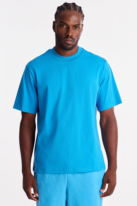 Oversized Heavyweight Tee 240GSM - Blue
