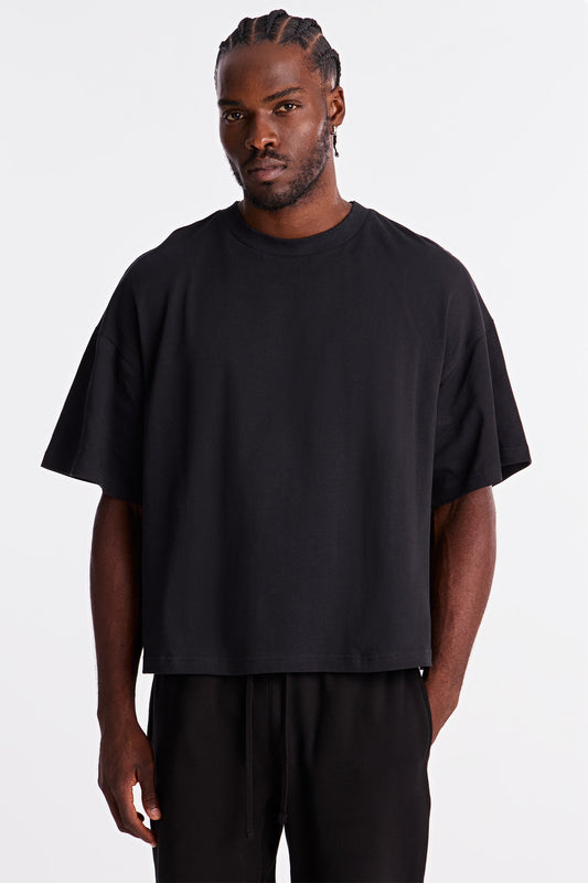 Boxy Heavyweight Tee 240GSM - Black