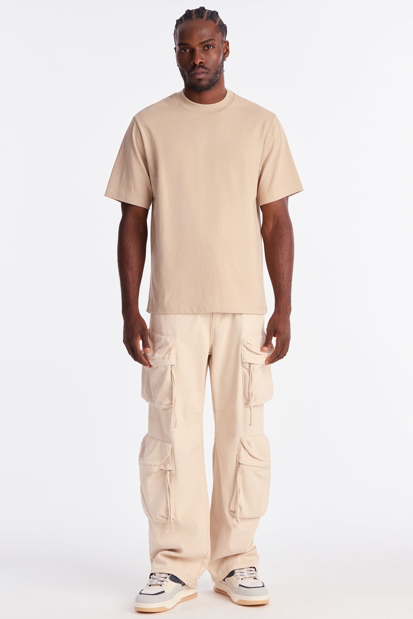 Oversized Heavyweight Tee 240GSM - Beige