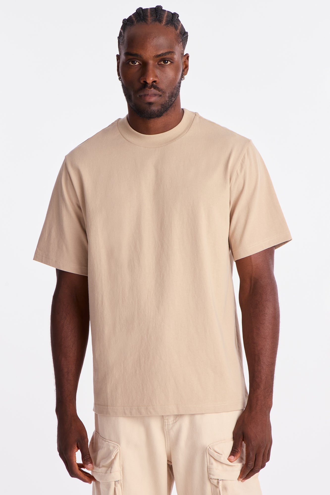 Oversized Heavyweight Tee 240GSM - Beige