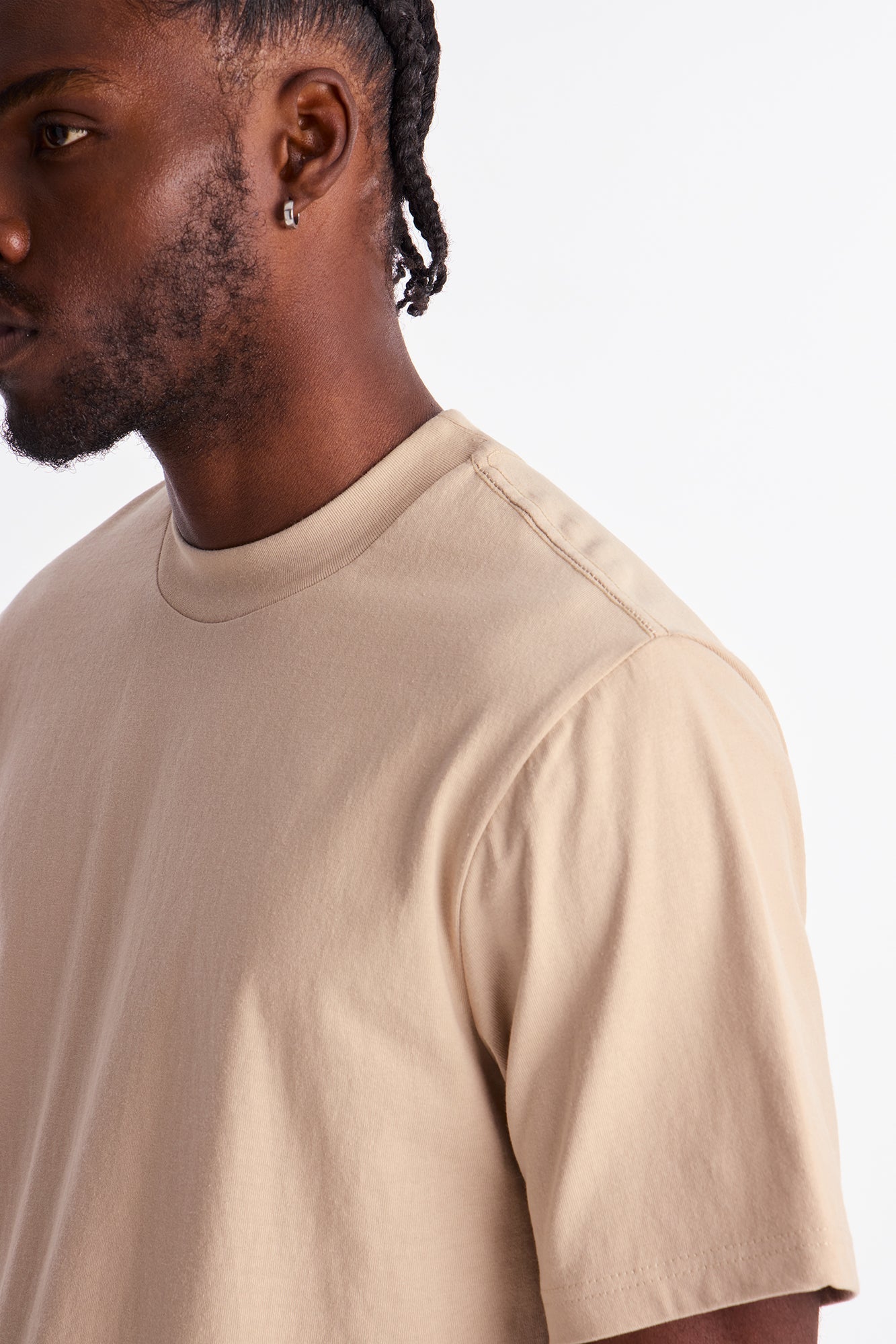 Oversized Heavyweight Tee 240GSM - Beige