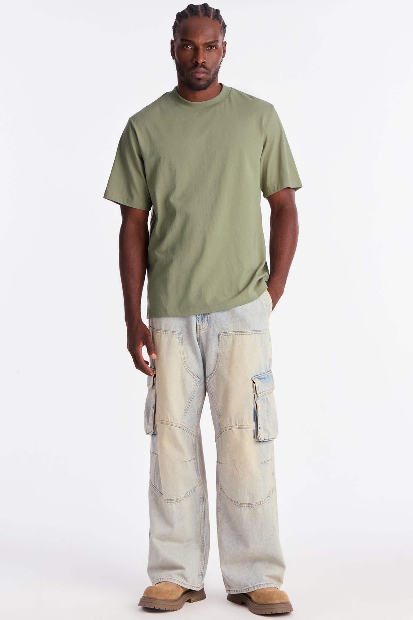 Oversized Heavyweight Tee 240GSM - Olive