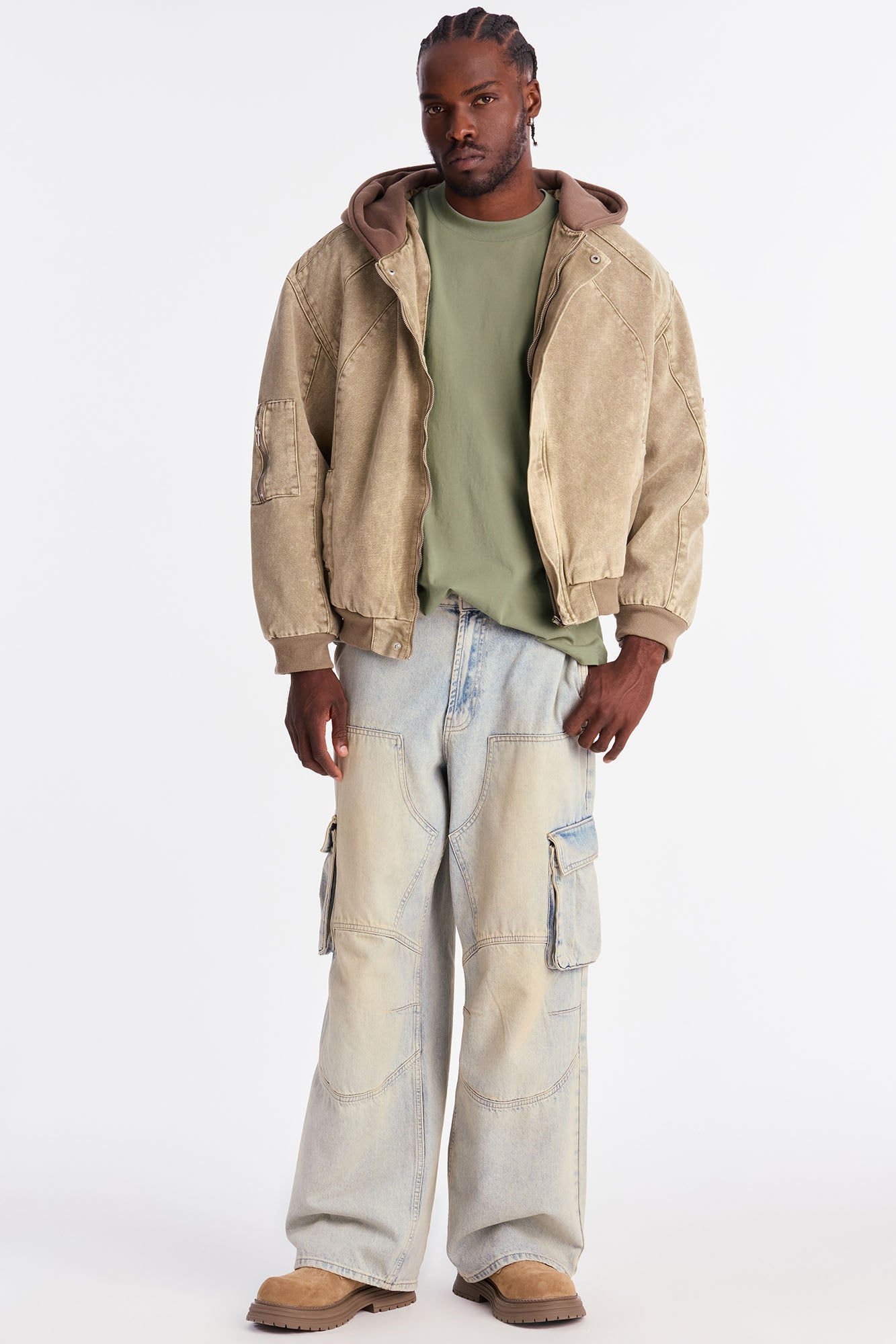 Oversized Heavyweight Tee 240GSM - Olive