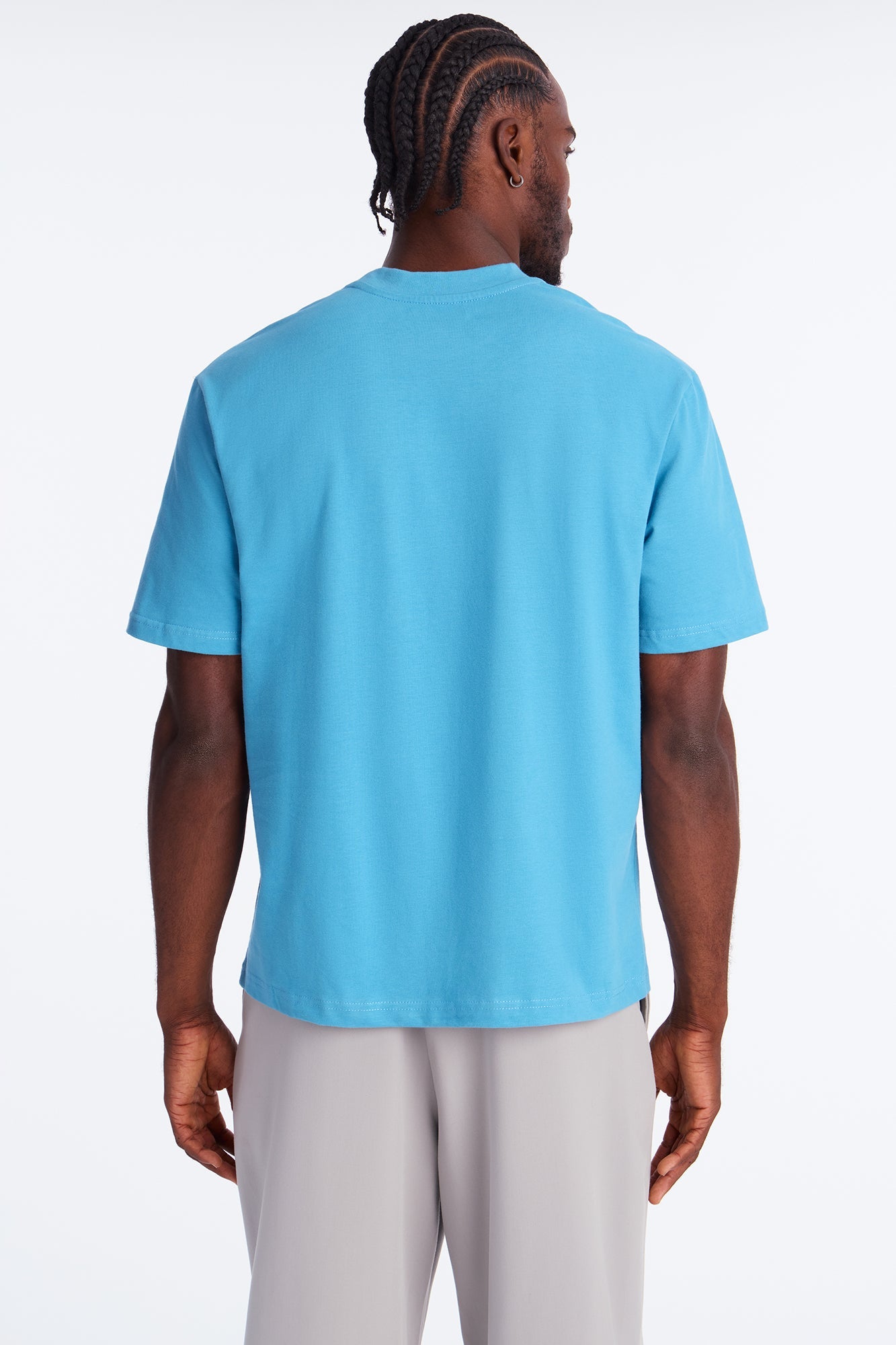 Relaxed Premium Midweight Tee - Blue
