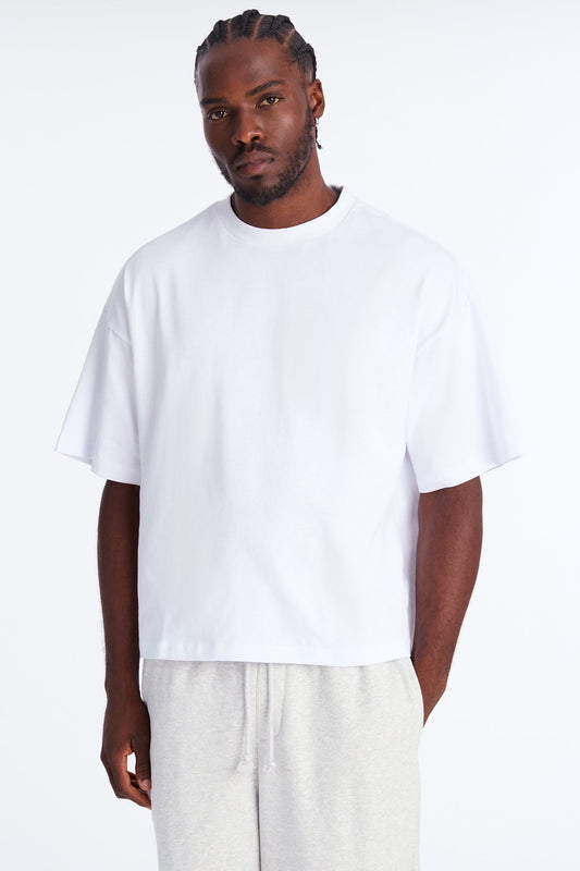 Boxy Heavyweight Tee 240GSM - White