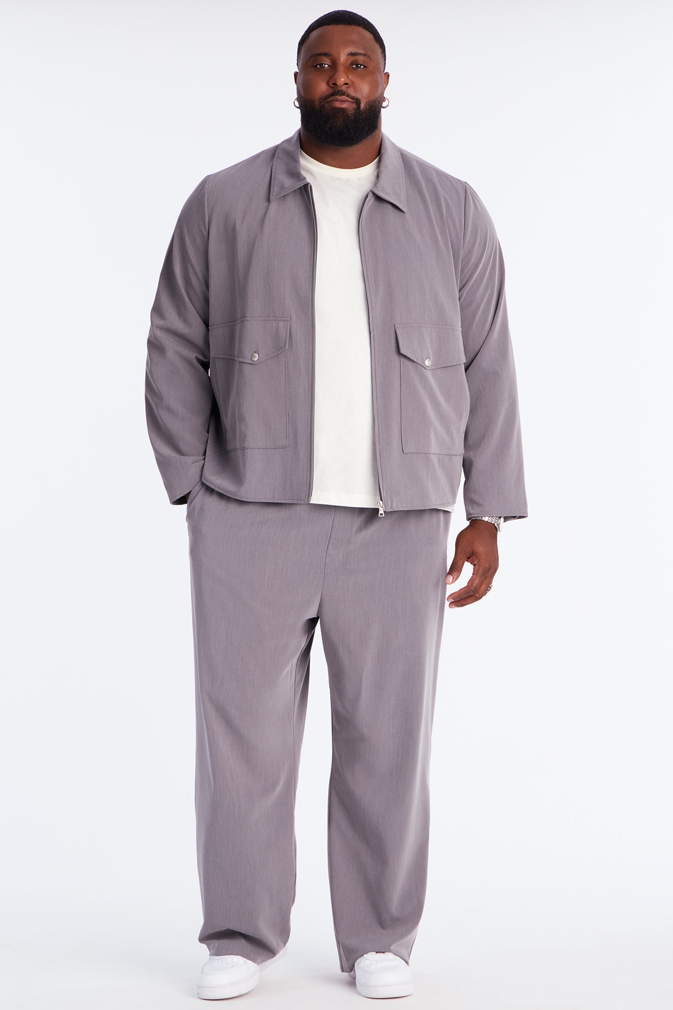 Baggy Erod Ewaist Pant - Grey