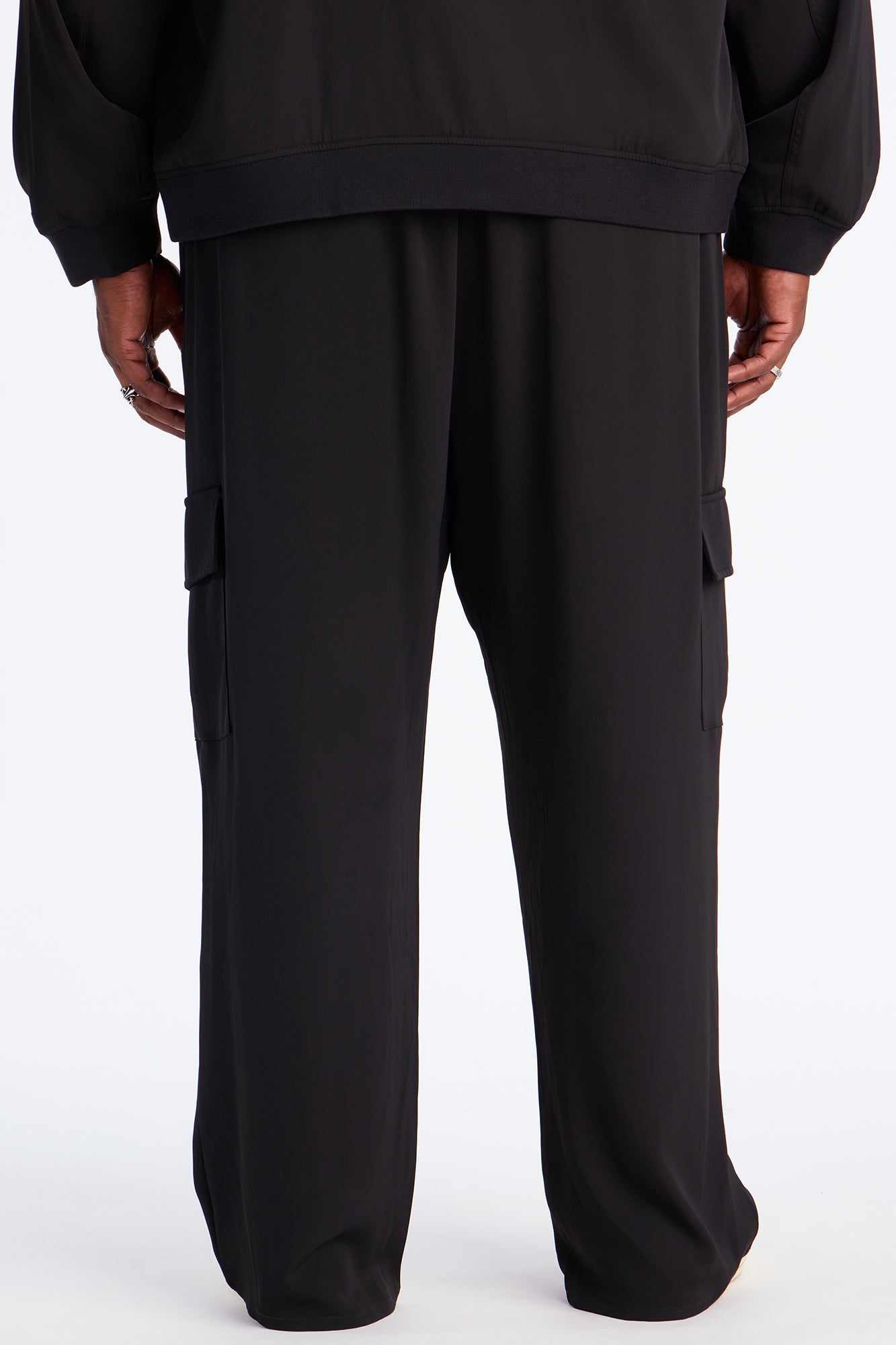 Baggy Daemon Tech Cargo Pant - Black