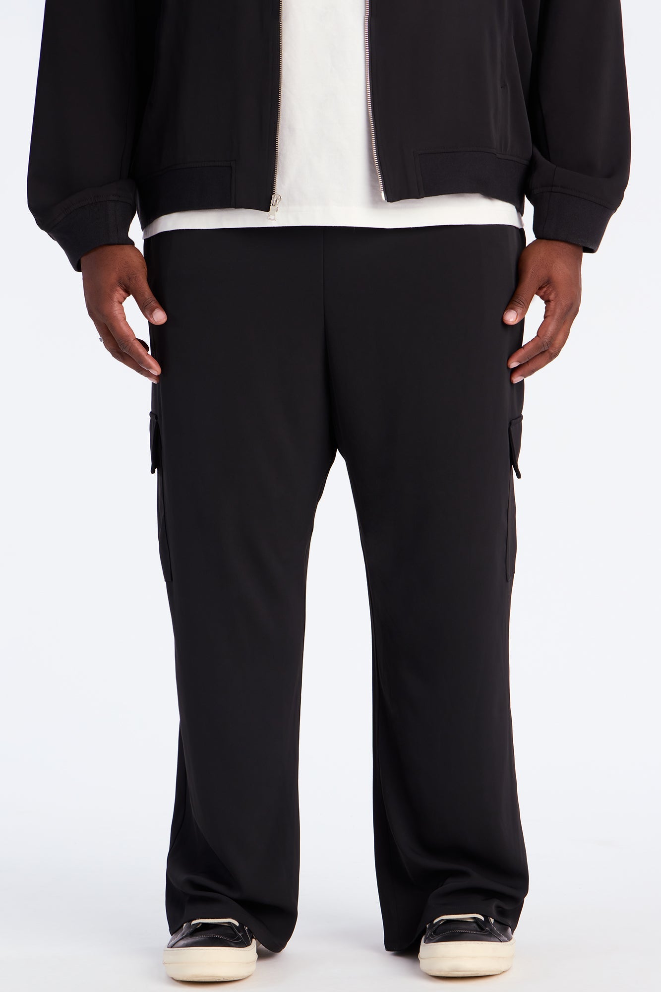 Baggy Daemon Tech Cargo Pant - Black