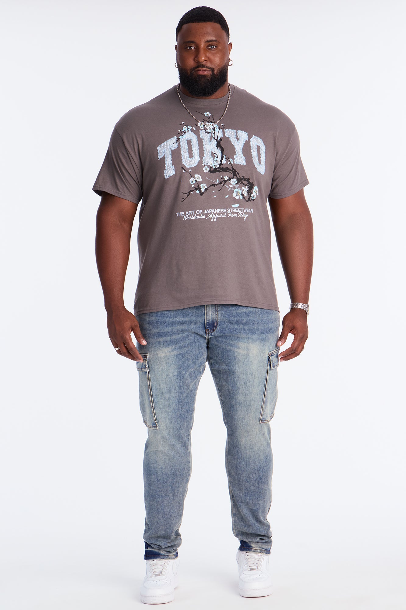 Skinny Keeping It Cool Cargo Jean - Medium Wash