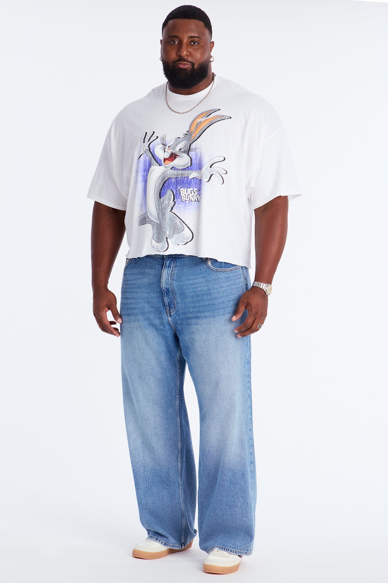 Looney Tunes Bugs And Friends Short Sleeve Tee - White