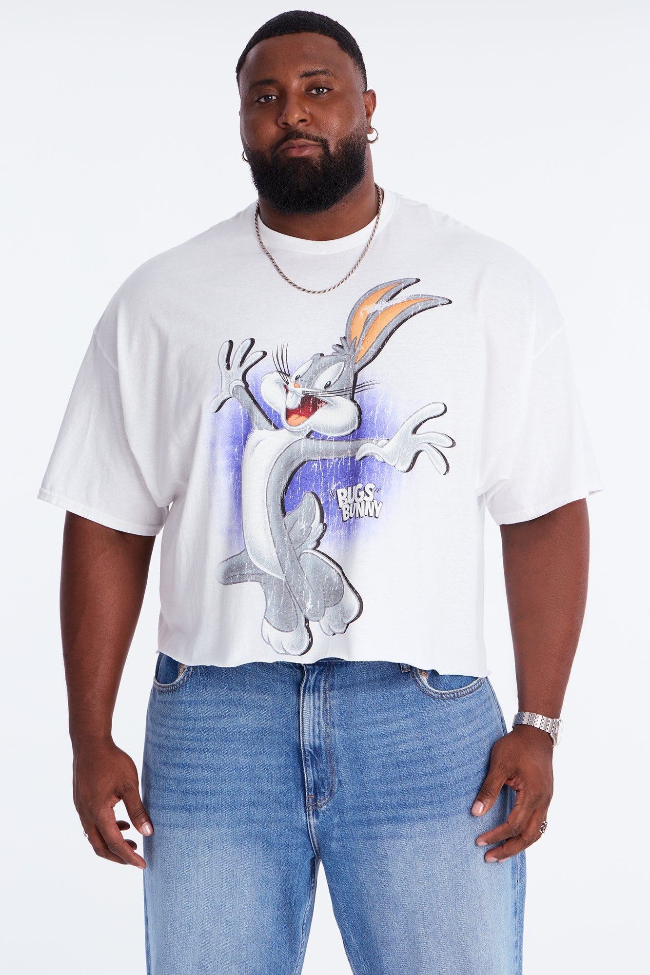 Looney Tunes Bugs And Friends Short Sleeve Tee - White