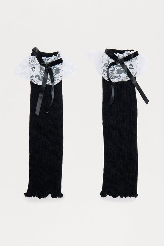 Cutest In The Winter Legwarmers - Black