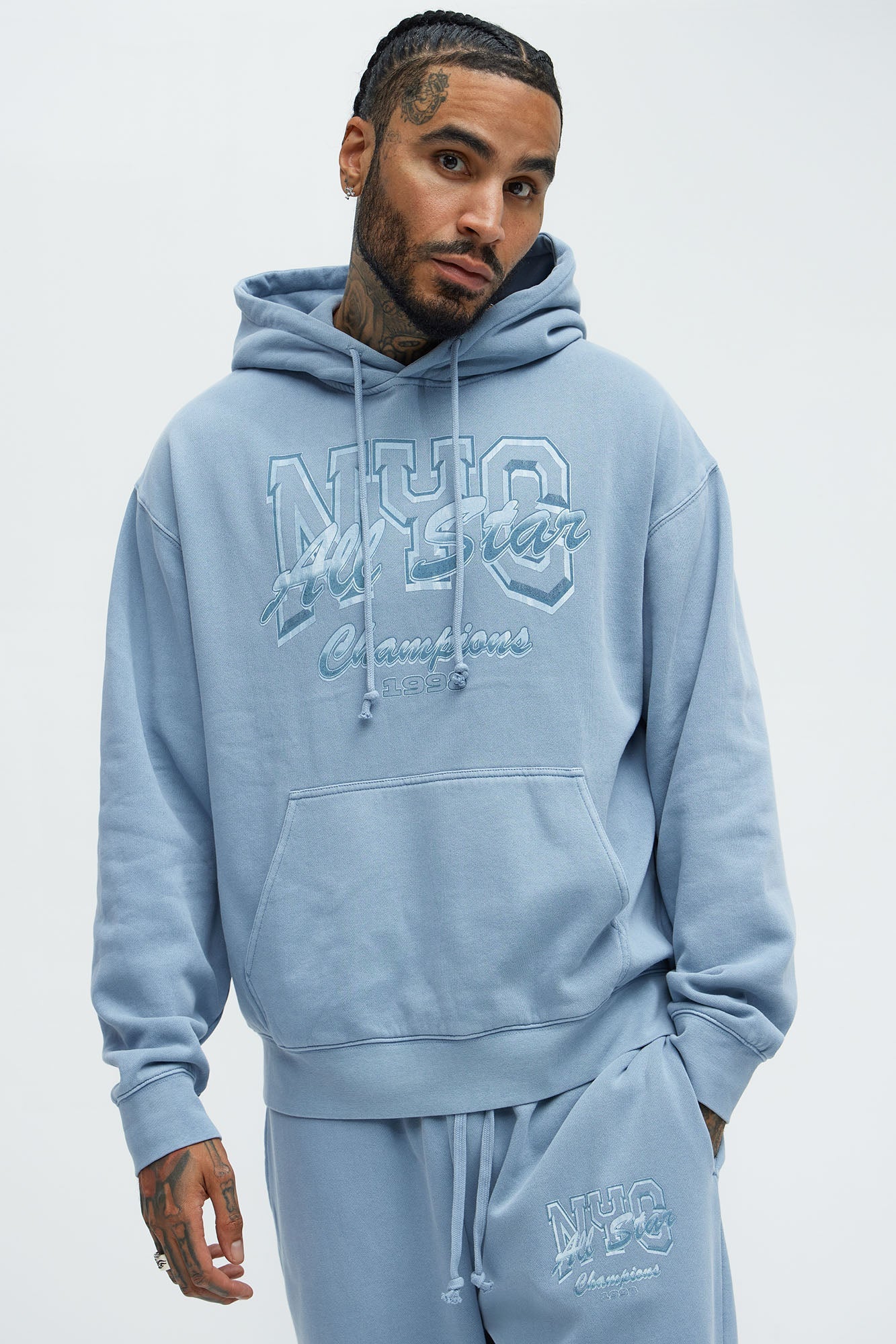 NYC All Star Hoodie - Grey