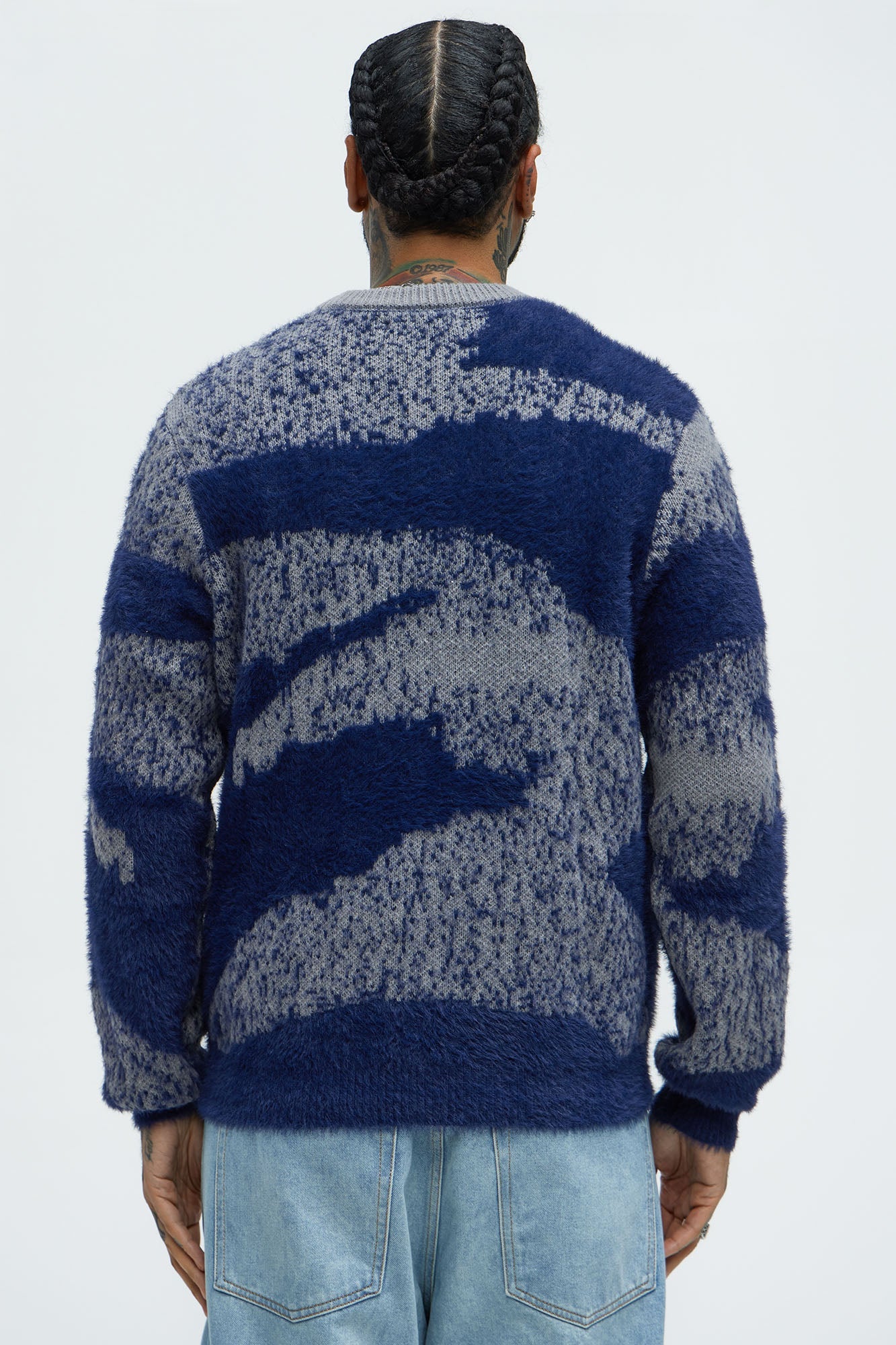Places To Be Crewneck Sweater - Navy/combo