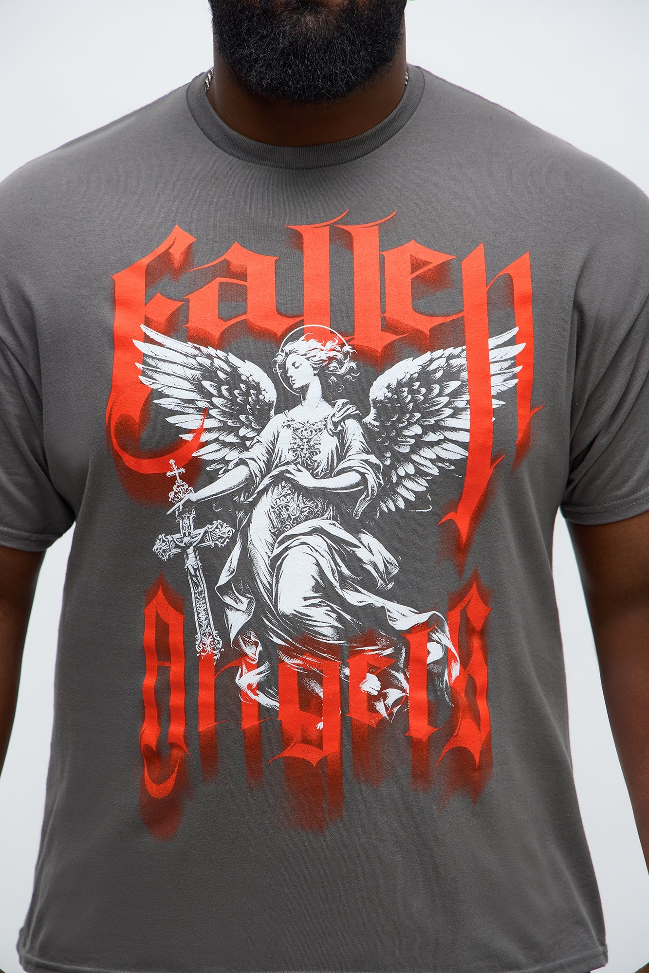 Fallen Angels Short Sleeve Tee - Charcoal