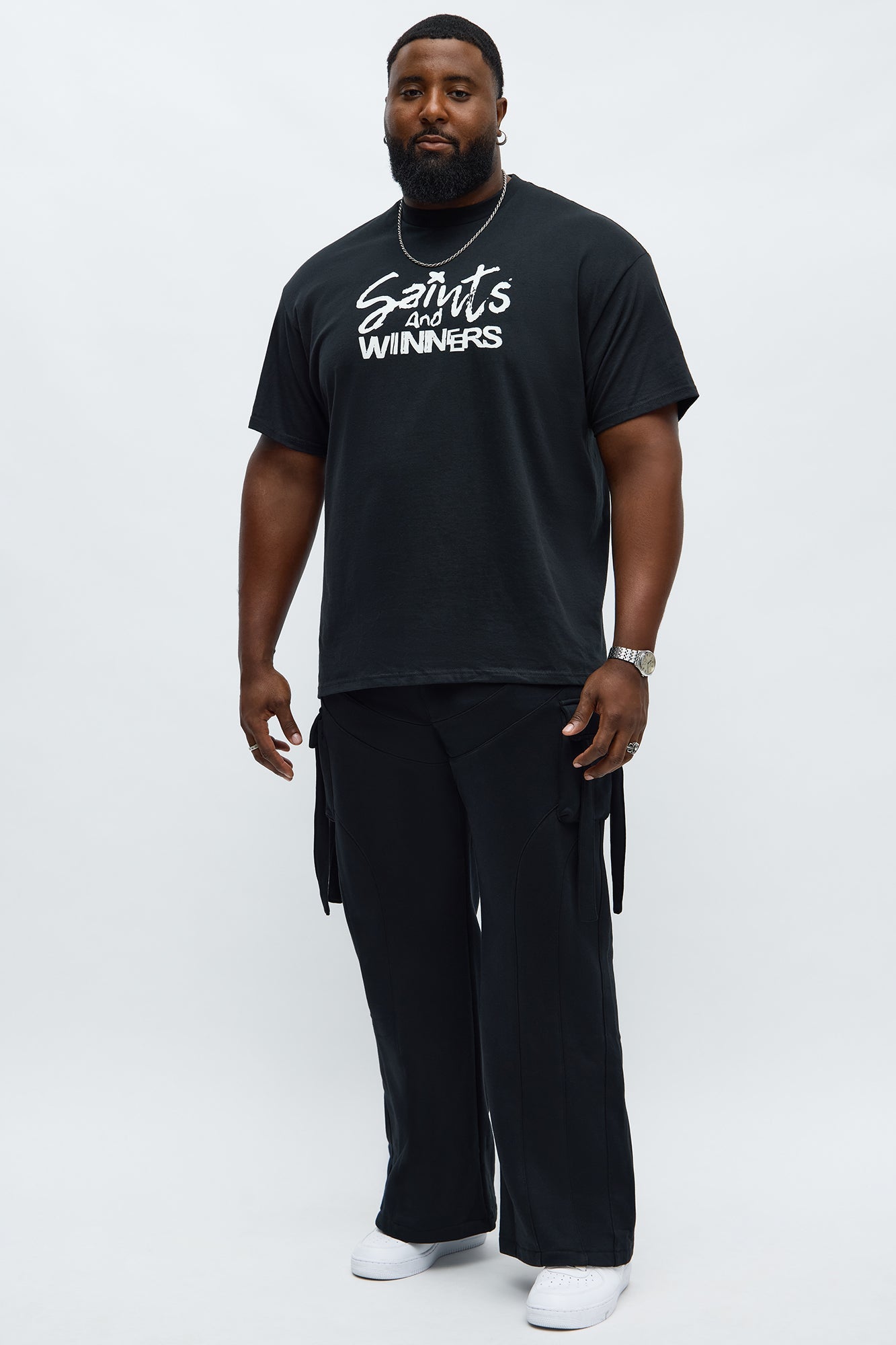 Saints And Winners Short Sleeve Tee - Black