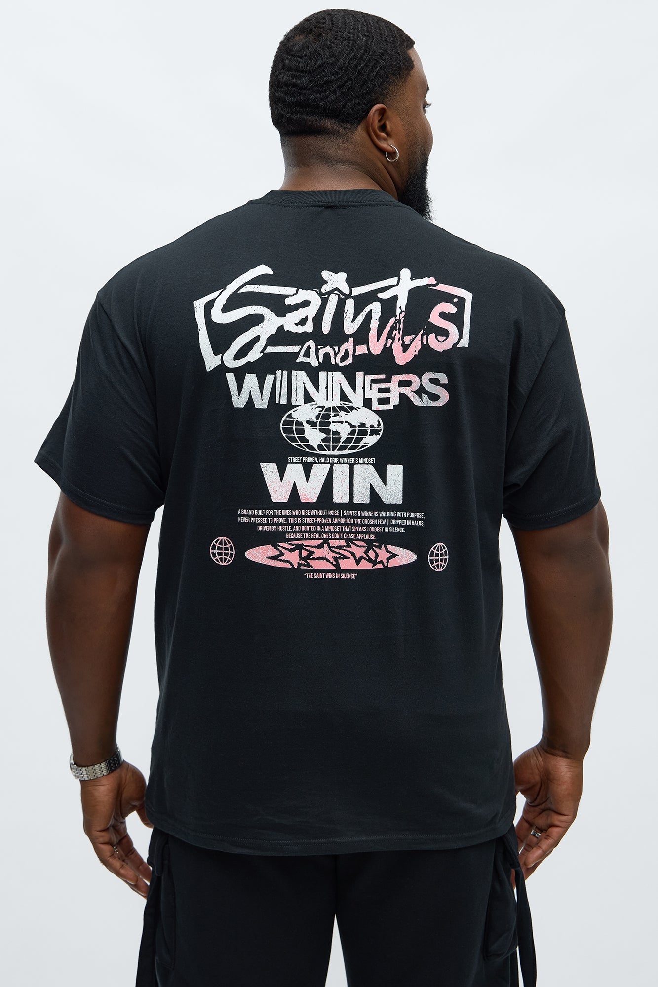 Saints And Winners Short Sleeve Tee - Black