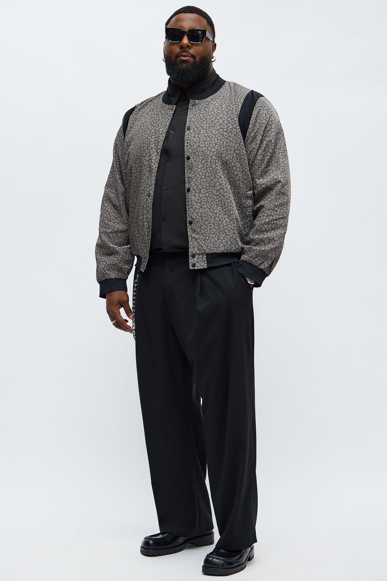 Wild Code Bomber Jacket - Brown/combo