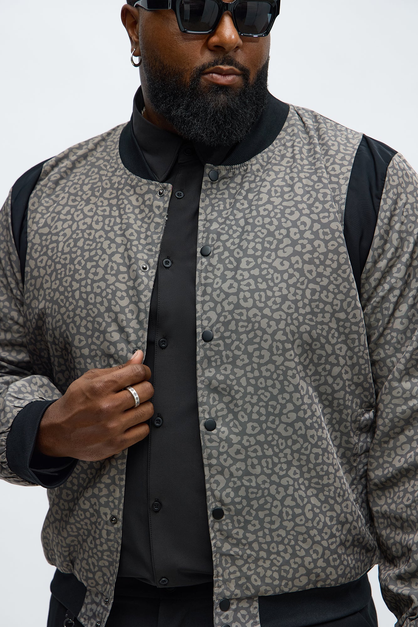 Wild Code Bomber Jacket - Brown/combo